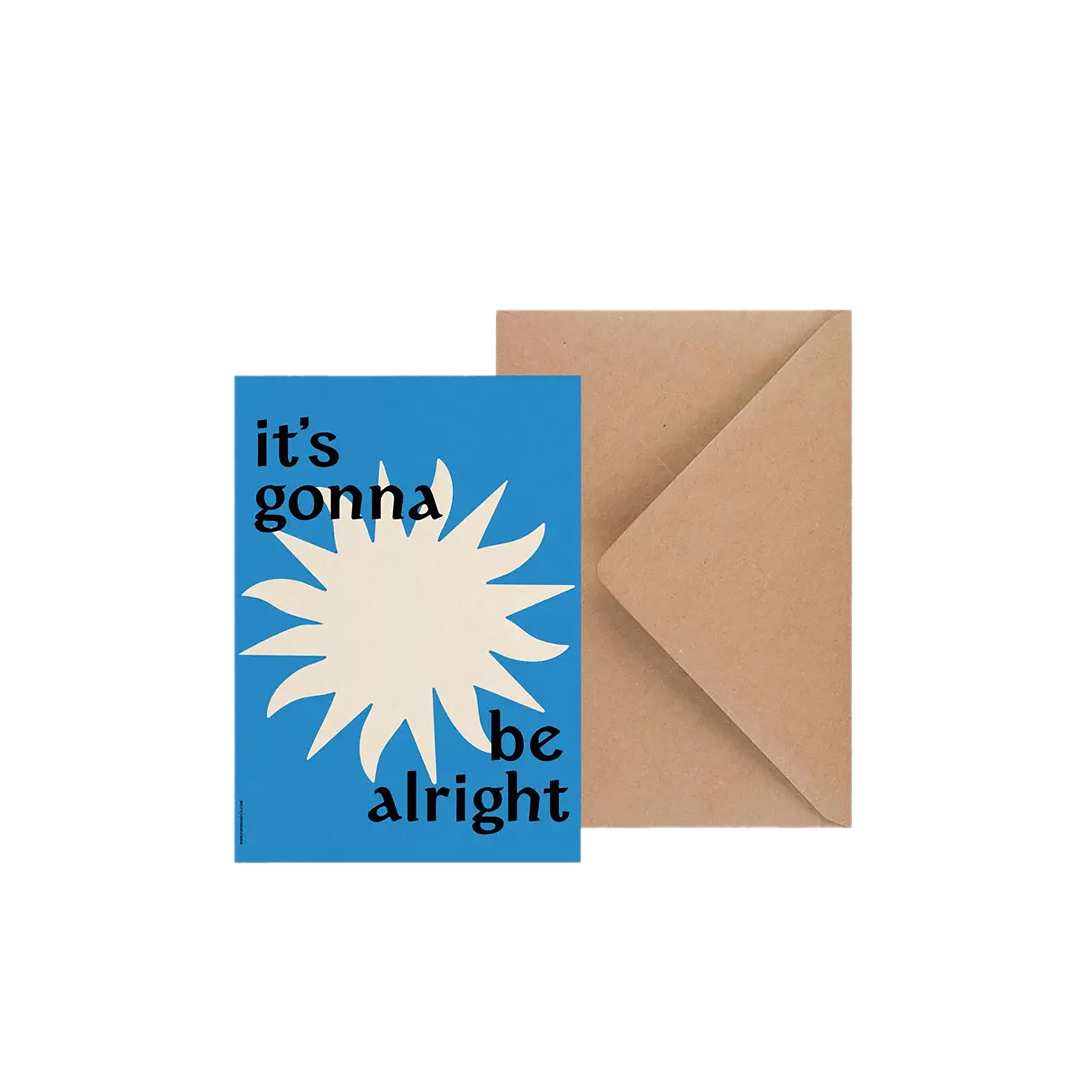 Herring & Bones - Concept Store Joyeux - Papier and Co. - Cartes - Carte simple "It's gonna be alright"