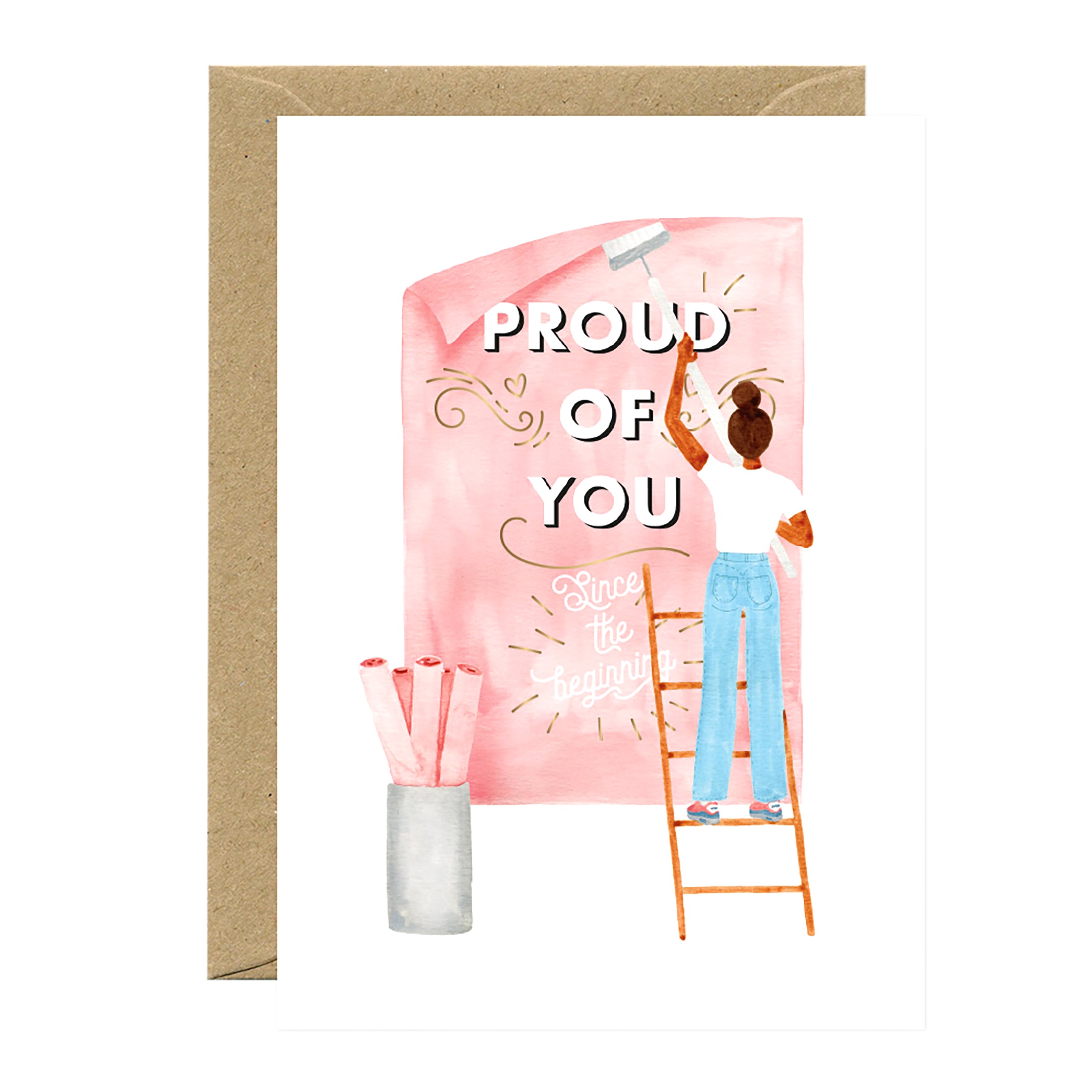 Herring & Bones - Concept Store Joyeux - All The Ways To Say - Cartes - Carte "Gold Proud of You"
