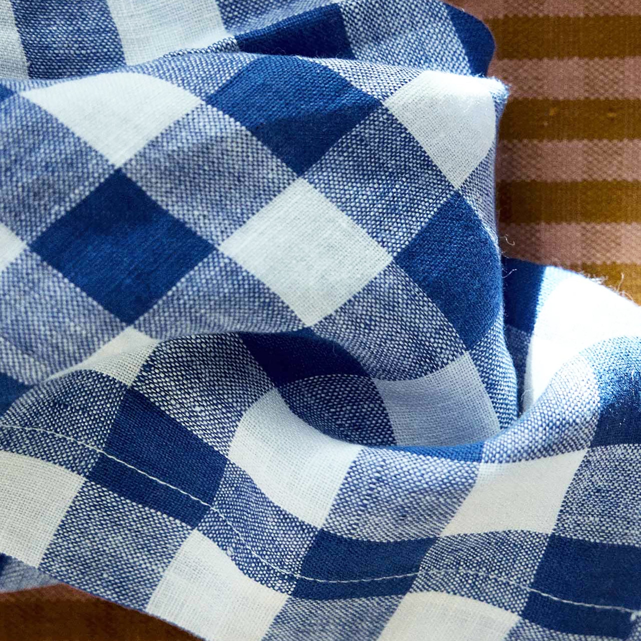Herring & Bones - Concept Store Joyeux - Gabrielle Paris - Nappes - Nappe en lin lavé "Vichy XL"