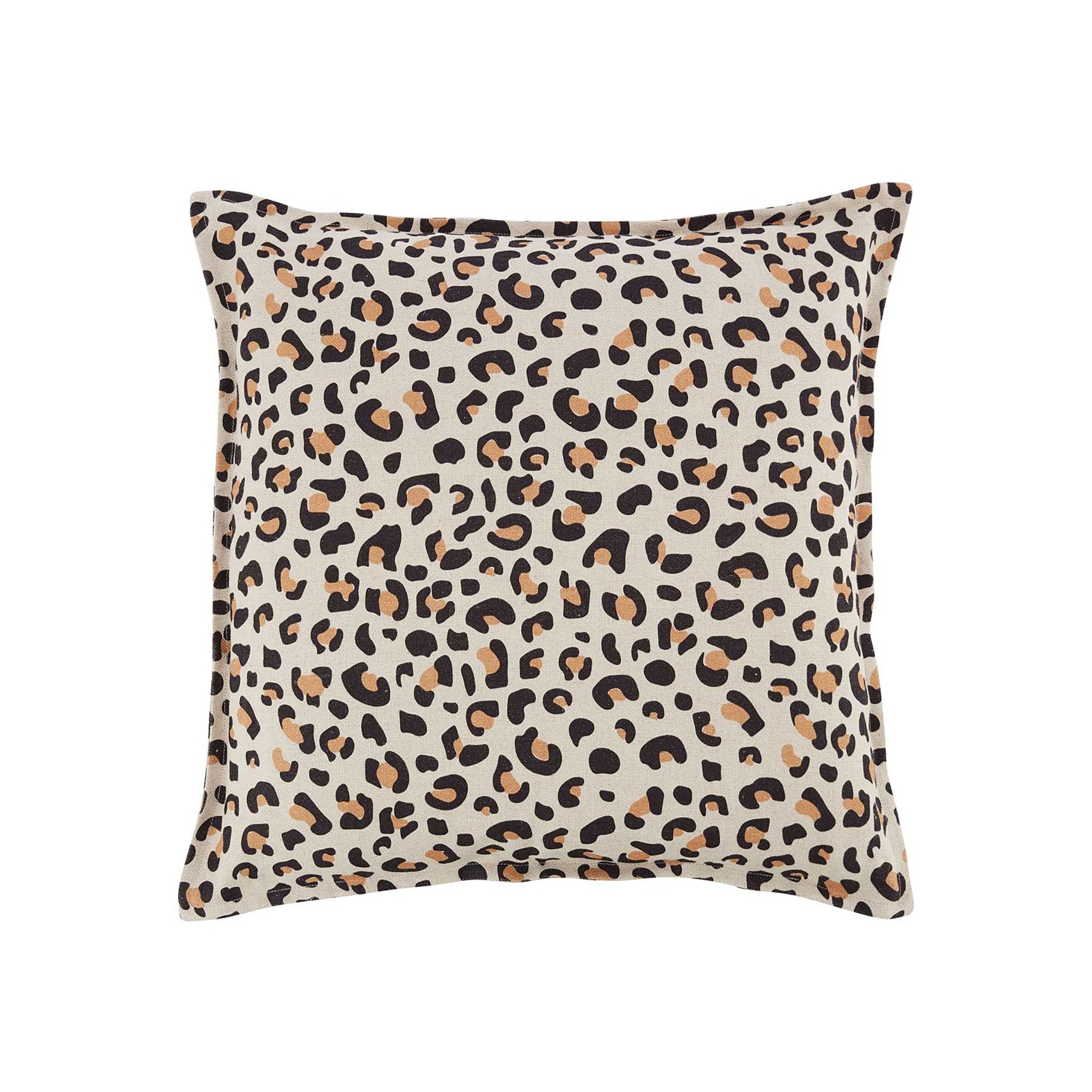 Herring & Bones - Concept Store Joyeux - Gabrielle Paris - Coussins - Coussin en lin Léopard