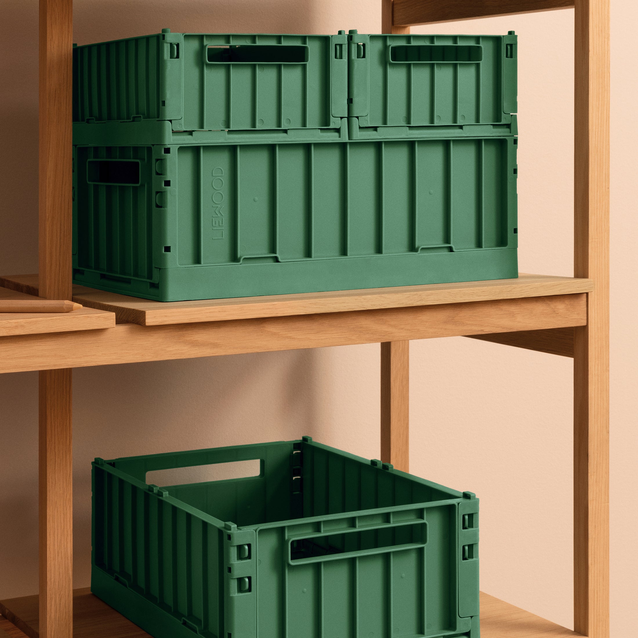 Herring & Bones - Concept Store Joyeux - LIEWOOD - Rangement Enfants - Lot de 2 petites caisses de rangement "Weston"