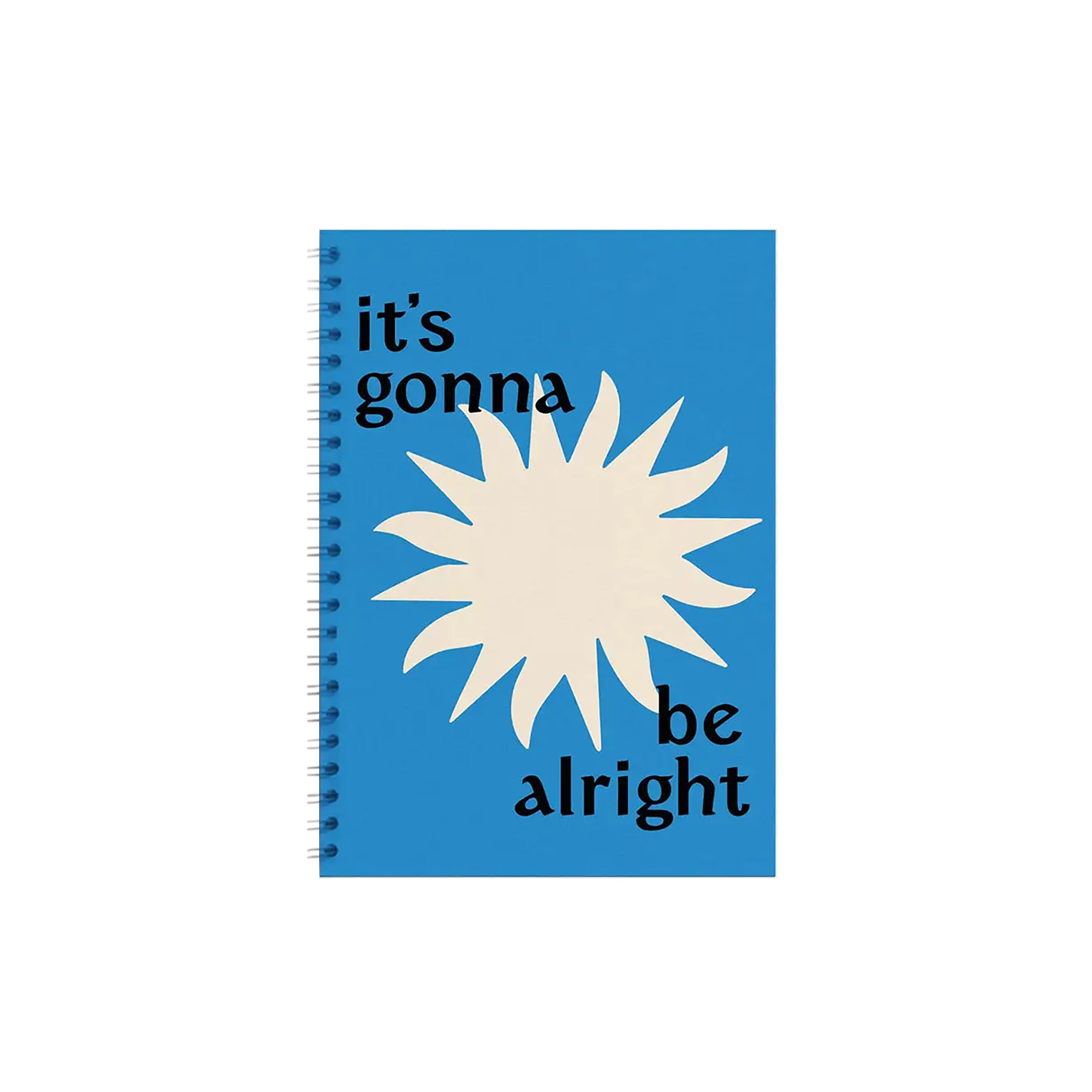 Herring & Bones - Concept Store Joyeux - Papier and Co. - Carnets - Carnet à spirale "It's gonna be alright"
