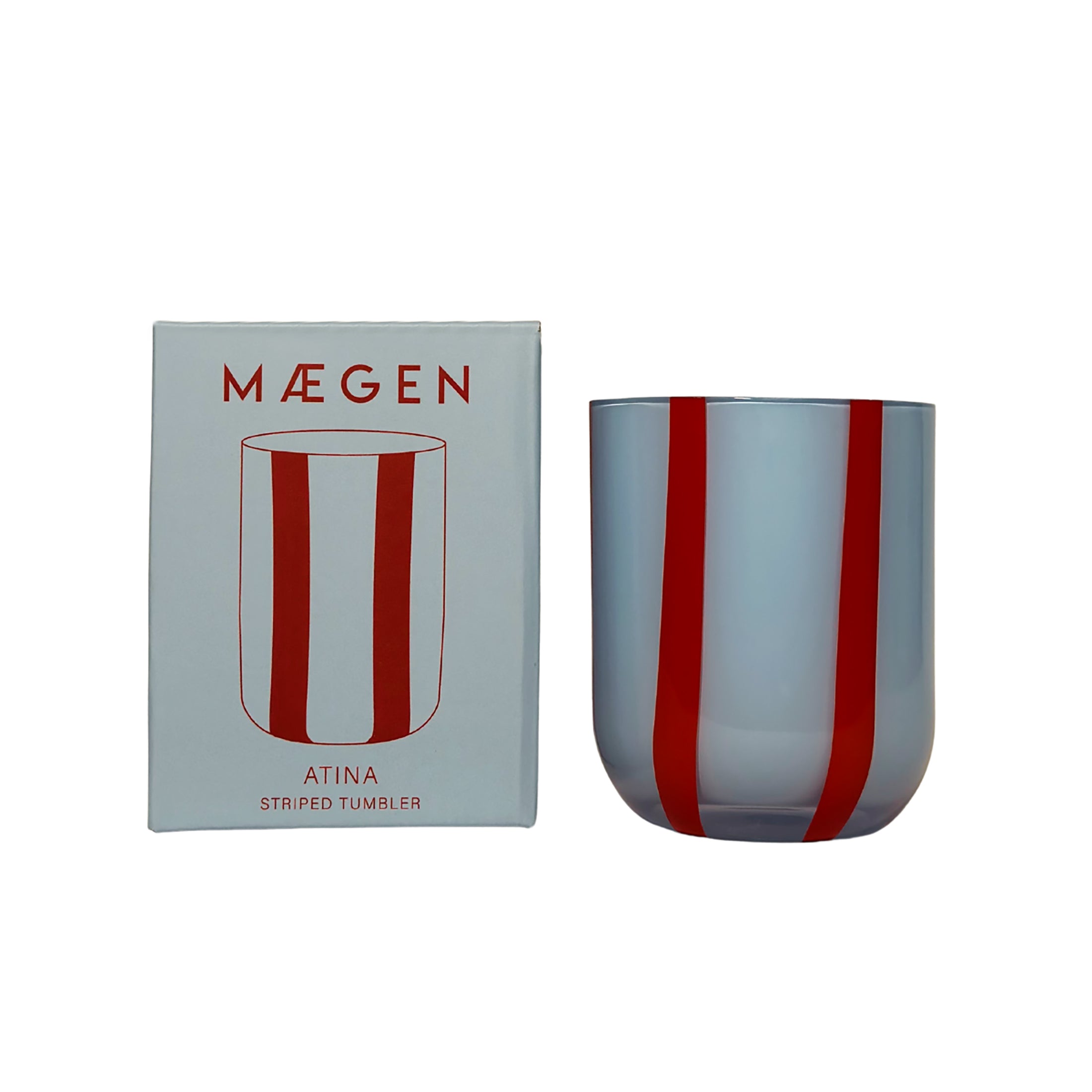 Herring & Bones - Concept Store Joyeux - MÆGEN - Bougies Déco - Verre à eau "Atina"