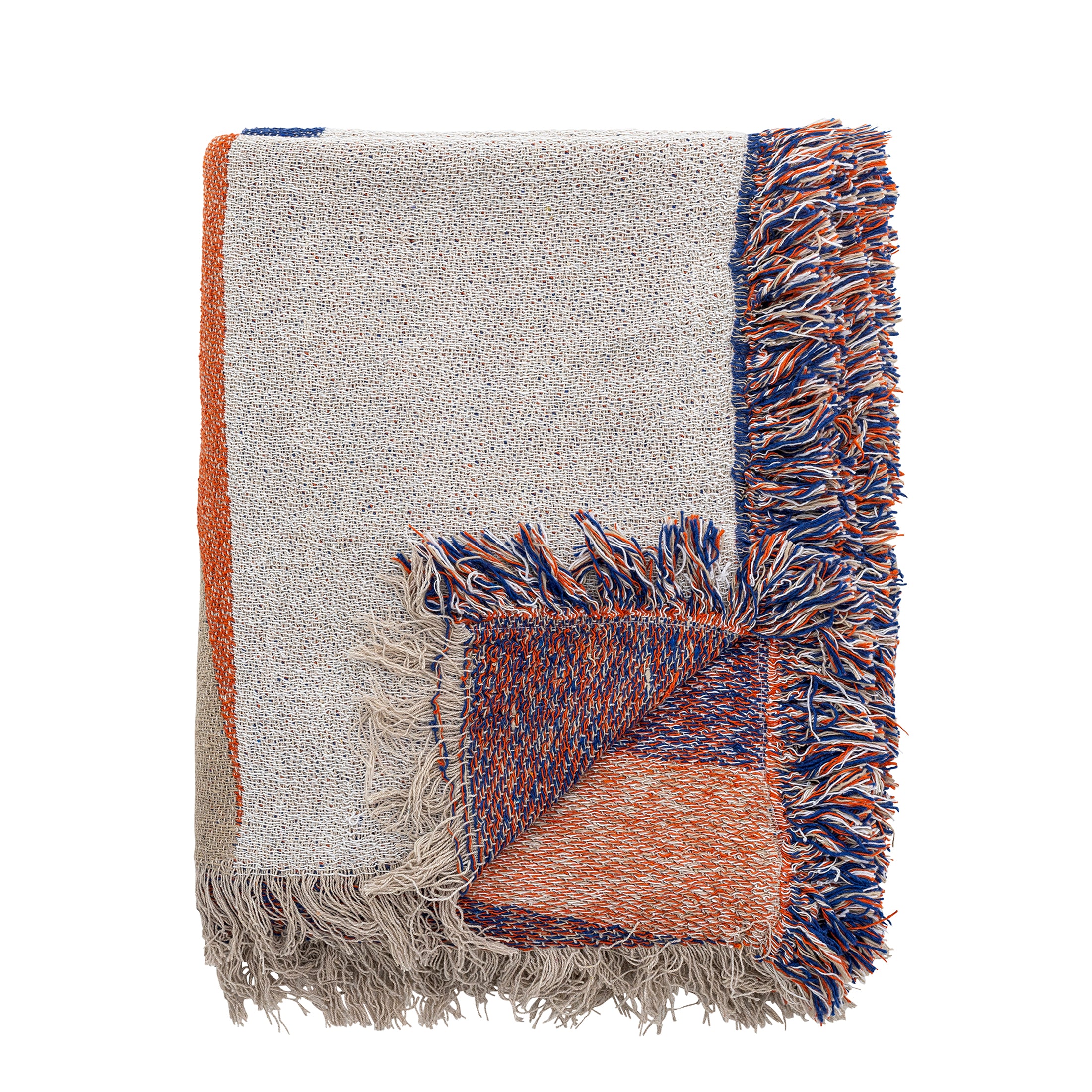 Herring & Bones - Concept Store Joyeux - Bloomingville - Plaids - Plaid en coton recyclé "Clarita"