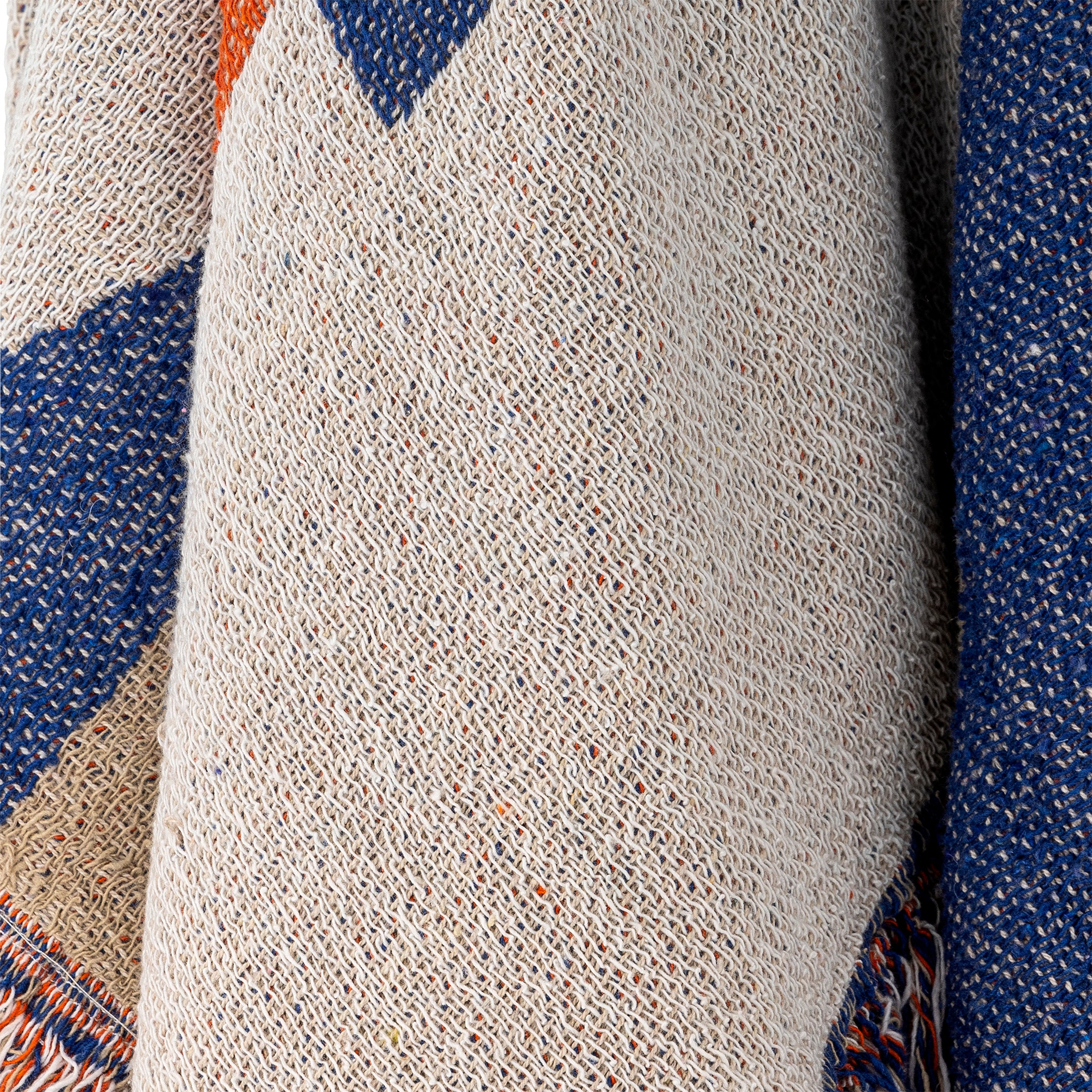 Herring & Bones - Concept Store Joyeux - Bloomingville - Plaids - Plaid en coton recyclé "Clarita"