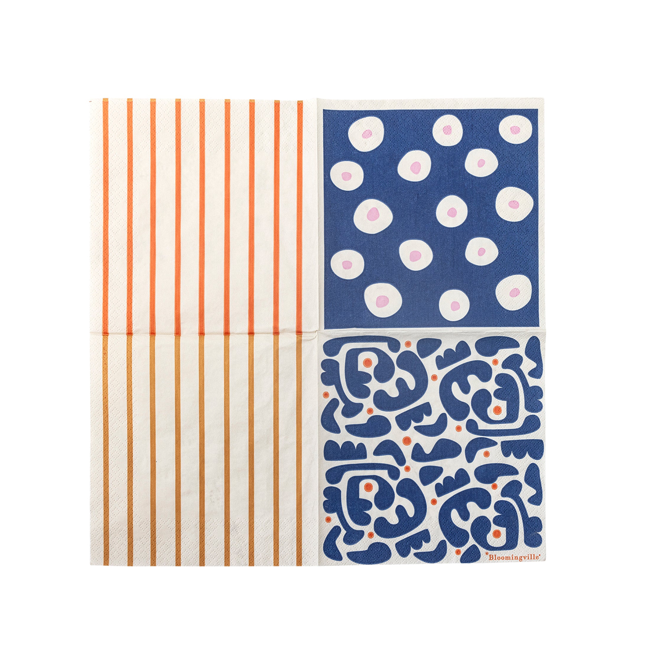 Herring & Bones - Concept Store Joyeux - Bloomingville - Serviettes de table - Serviettes en papier "Eviaya"