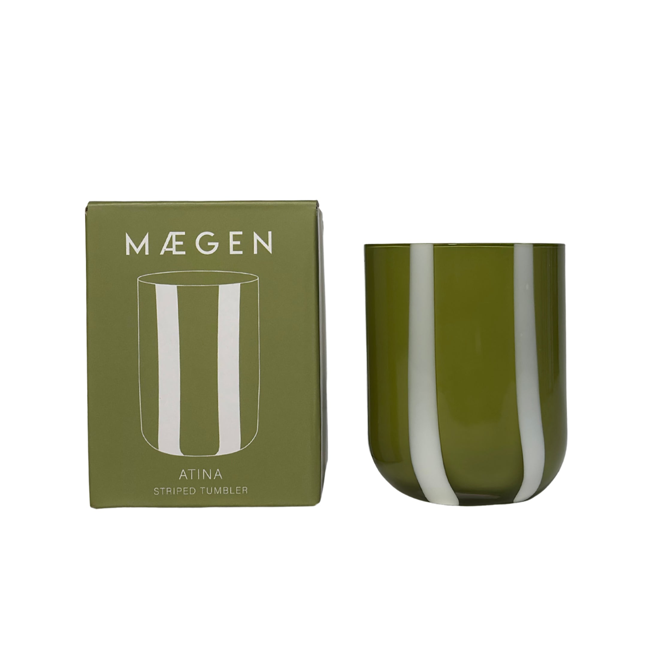 Herring & Bones - Concept Store Joyeux - MÆGEN - Bougies Déco - Verre à eau "Atina"