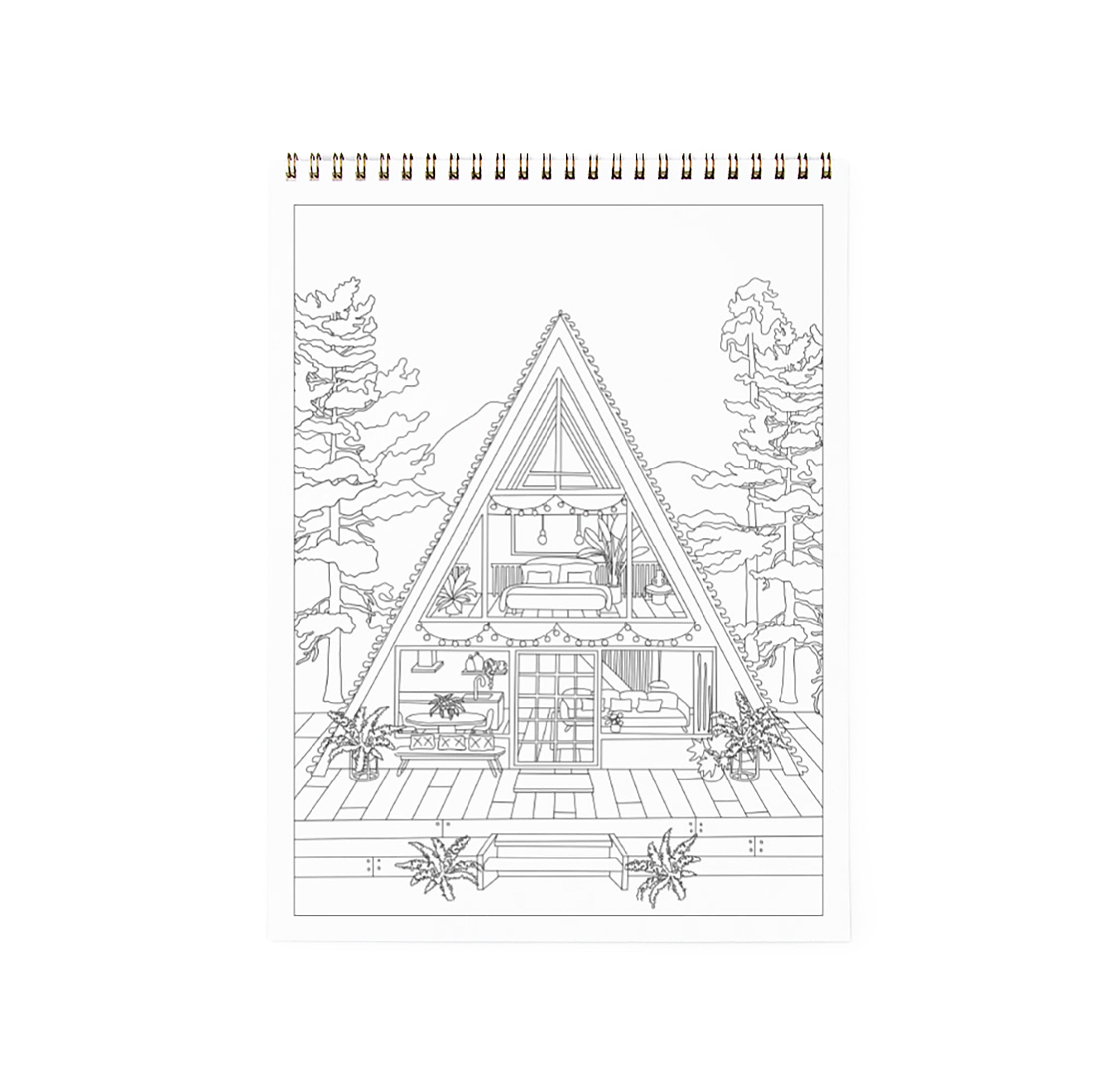 Herring & Bones - Concept Store Joyeux - All The Ways To Say - Carnets - Livre de coloriage "Winter"