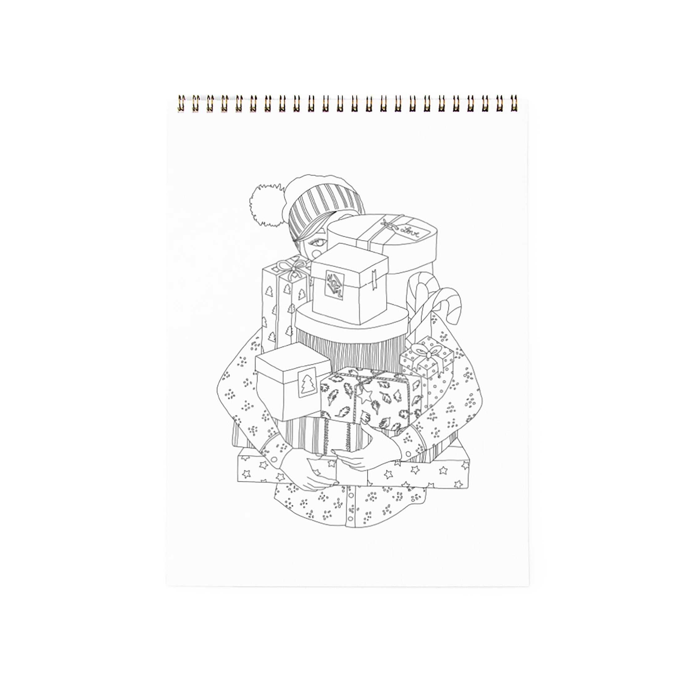Herring & Bones - Concept Store Joyeux - All The Ways To Say - Carnets - Livre de coloriage "Winter"