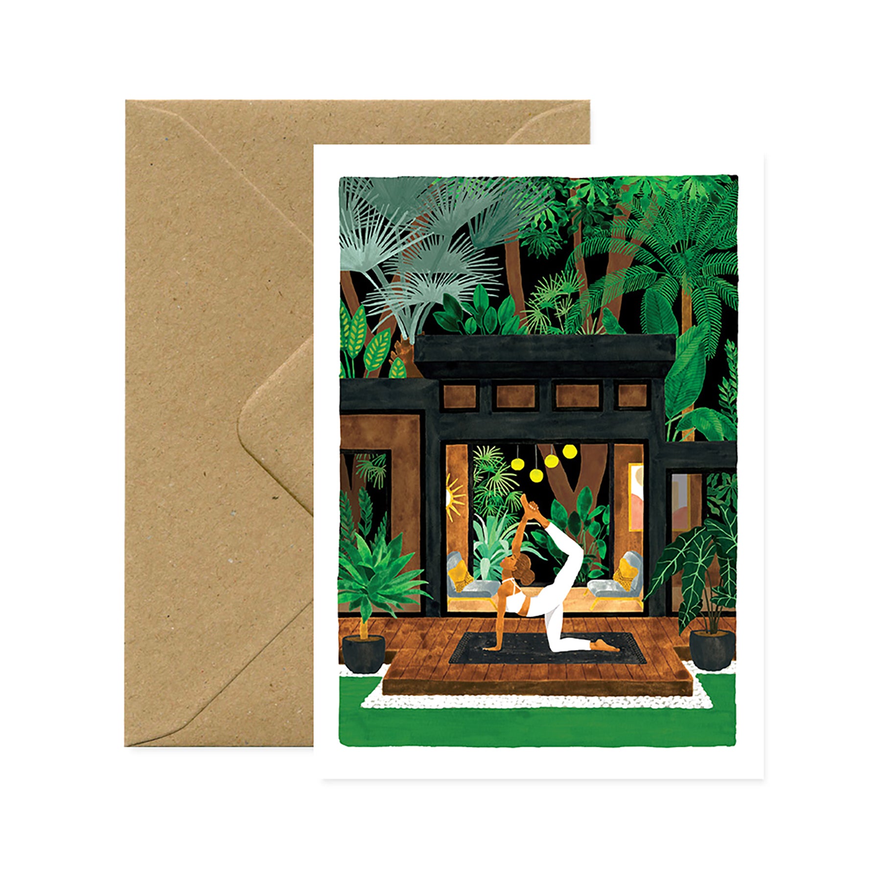 Herring & Bones - Concept Store Joyeux - All The Ways To Say - Cartes - Carte "Yoga Terrace"