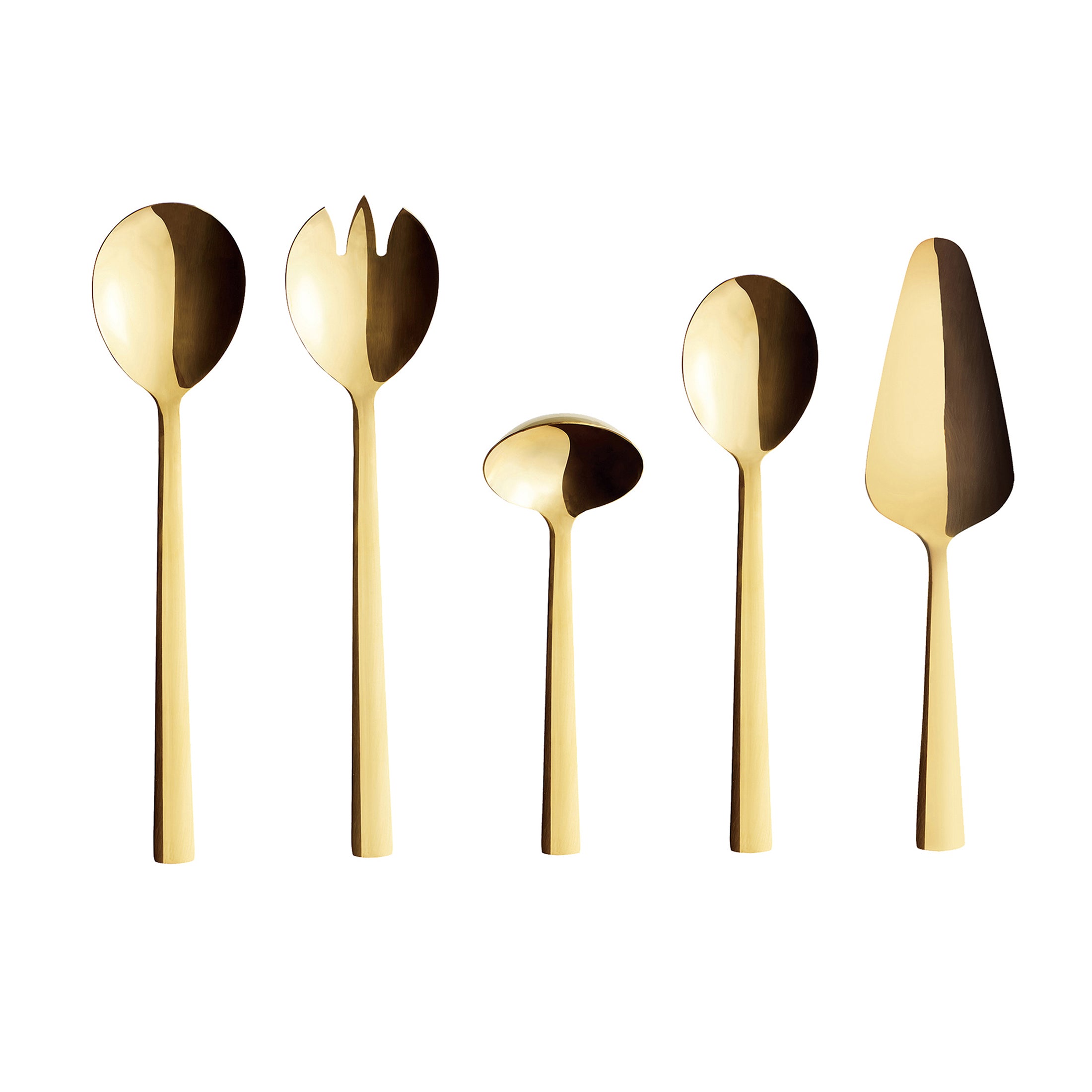 Herring & Bones - Concept Store Joyeux - Aida - Couverts - Set de 5 couverts de service "Doré"