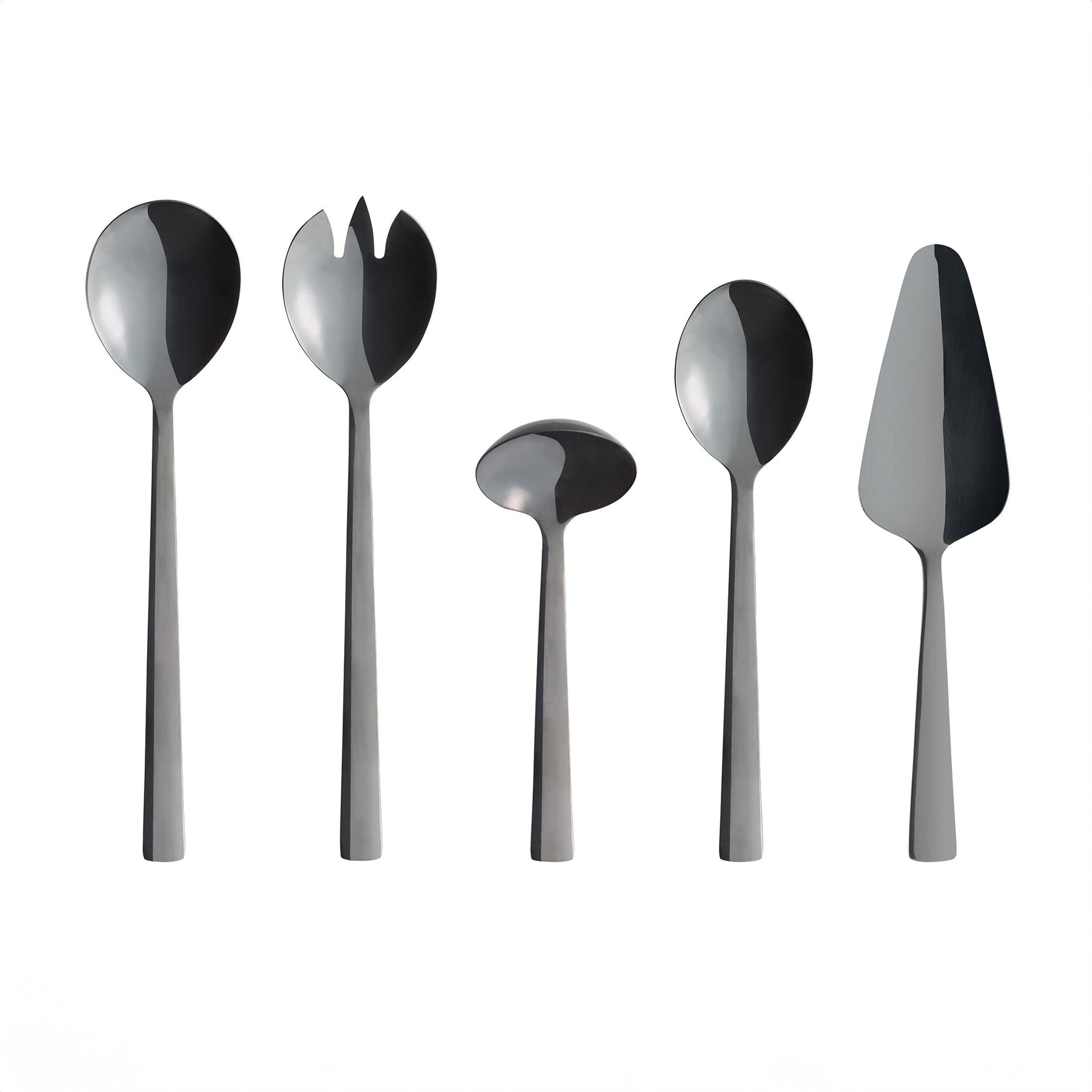 Herring & Bones - Concept Store Joyeux - Aida - Couverts - Set de 5 couverts de service "Noir"