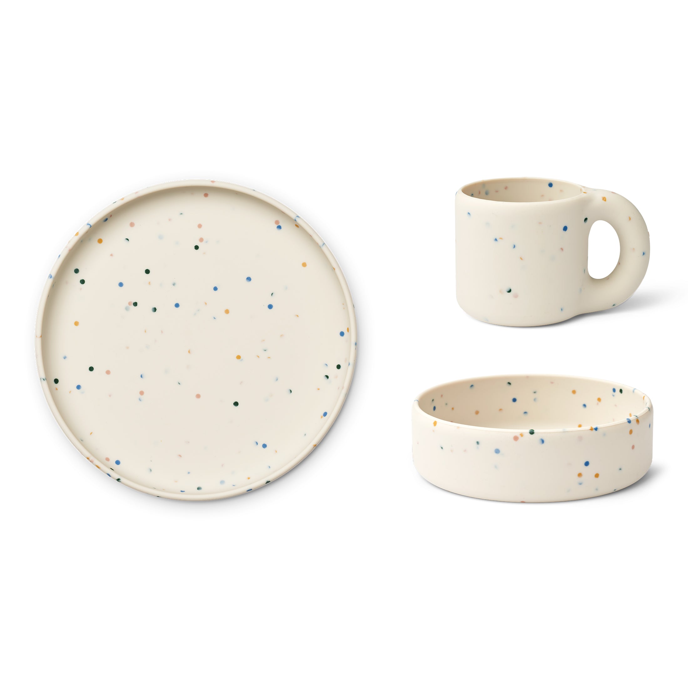Herring & Bones - Concept Store Joyeux - LIEWOOD - Ensembles - Coffret de vaisselle en silicone "Andie"