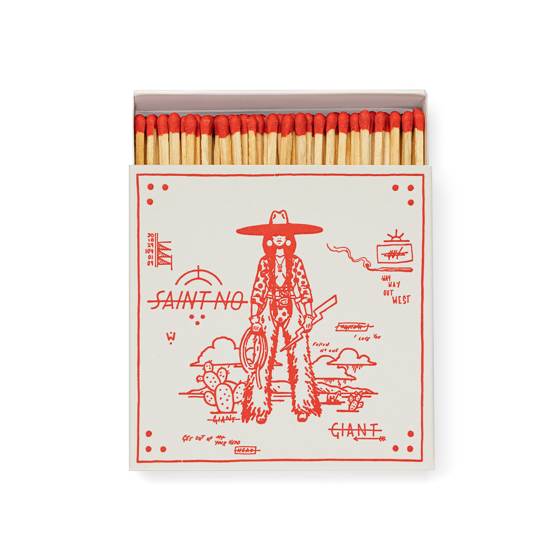 Herring & Bones - Concept Store Joyeux - Archivist Gallery - Allumettes - Boîte d'allumettes "Lightning Bolt"