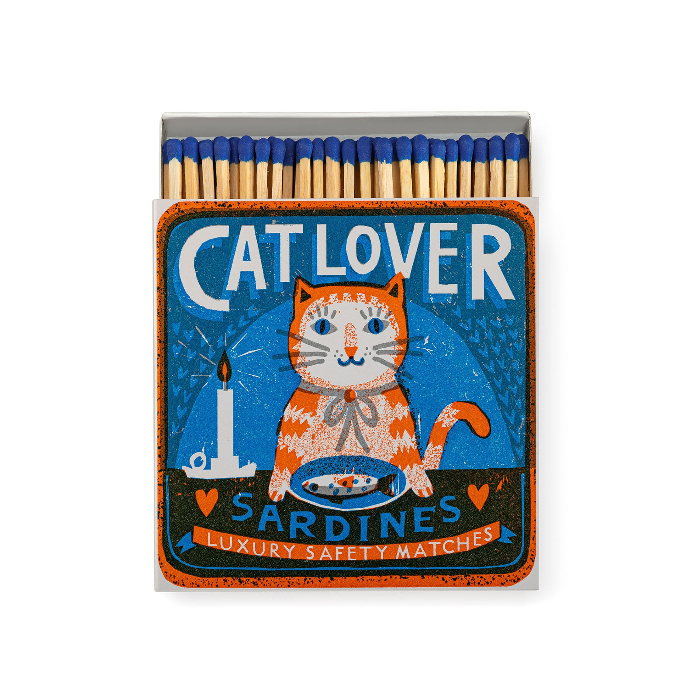 Herring & Bones - Concept Store Joyeux - Archivist Gallery - Allumettes - Boîte d'allumettes "Cat Lover"