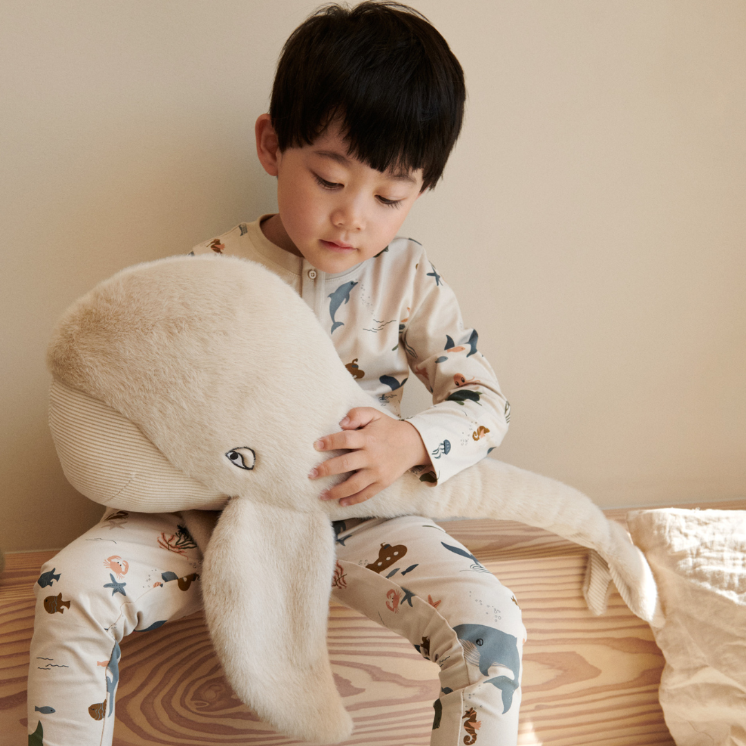 Herring & Bones - Concept Store Joyeux - LIEWOOD - Peluches et Jouets - Grande peluche "Berman" - Baleine