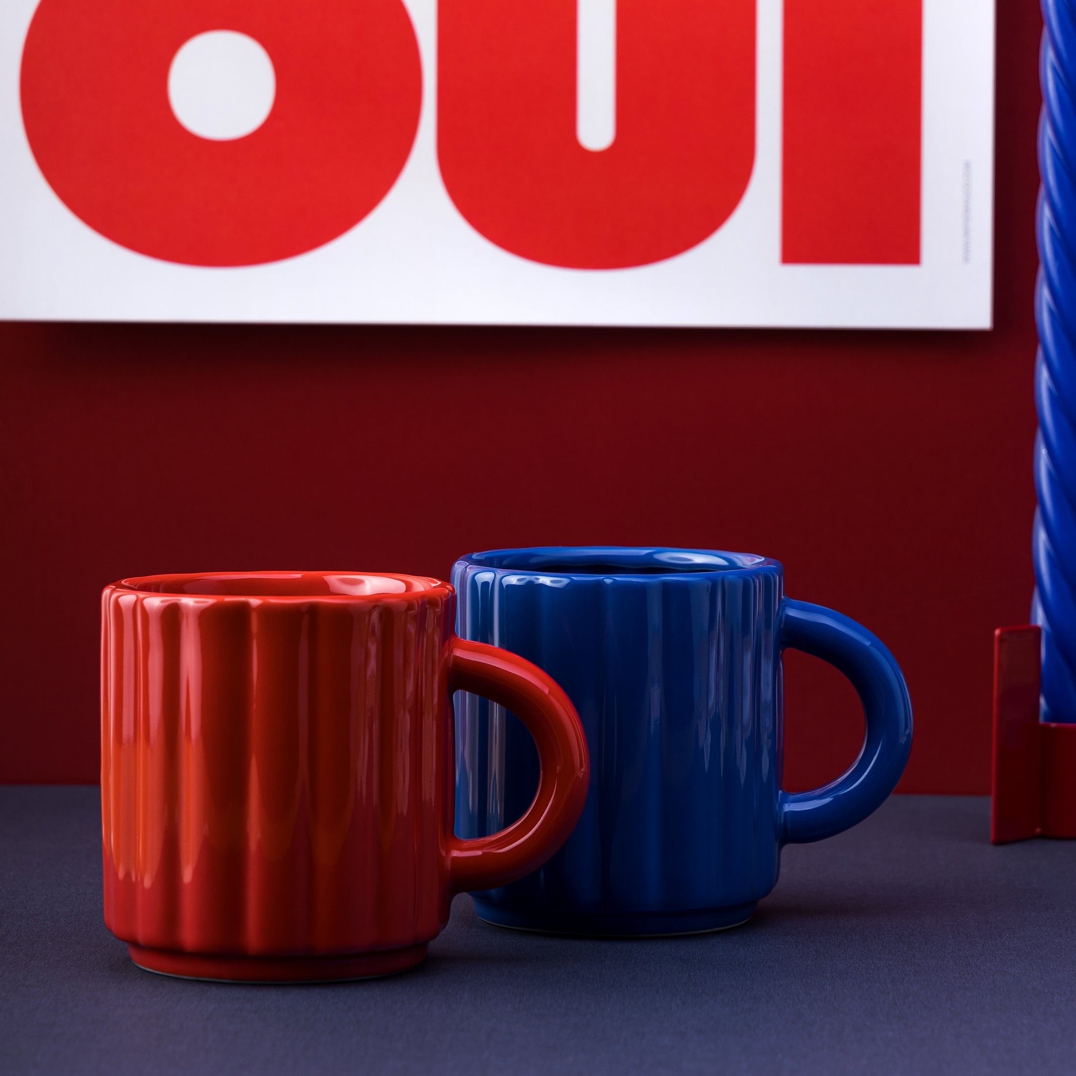 Herring & Bones - Concept Store Joyeux - &klevering - Mugs - Mug "Tube"