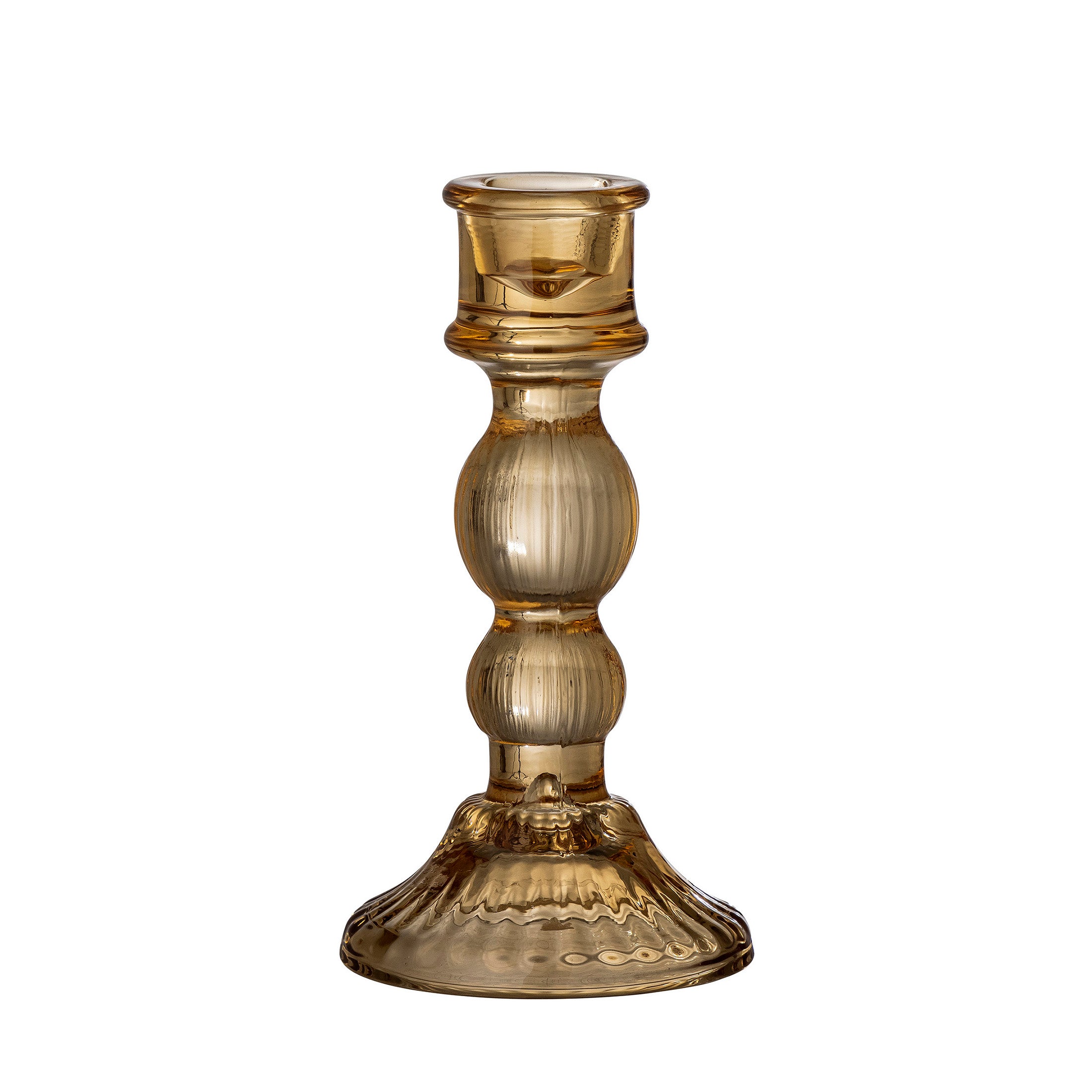 Herring & Bones - Concept Store Joyeux - Bloomingville - Bougeoirs - Bougeoir en verre "Litus"