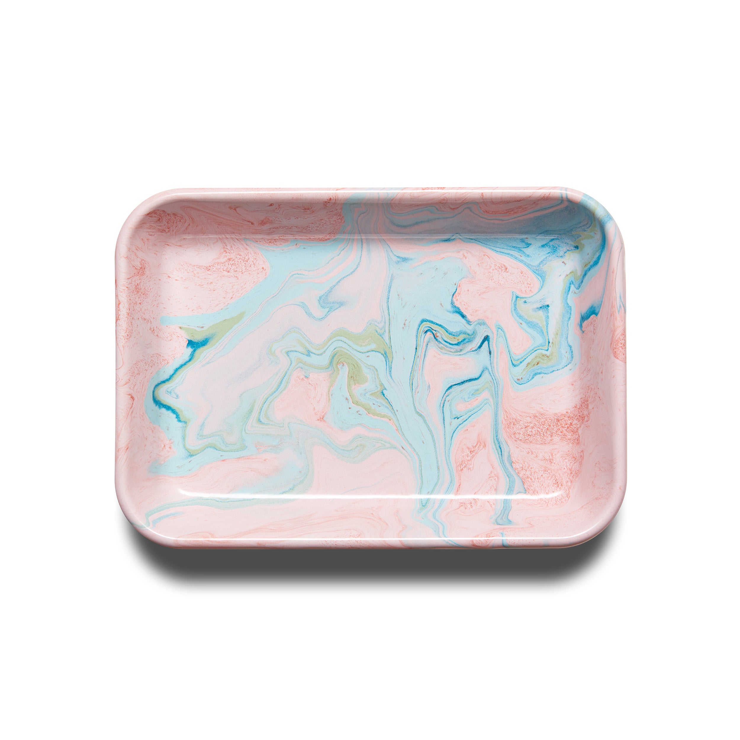 Herring & Bones - Concept Store Joyeux - Bornn - Plats - Petit plat émaillé "New Marble"