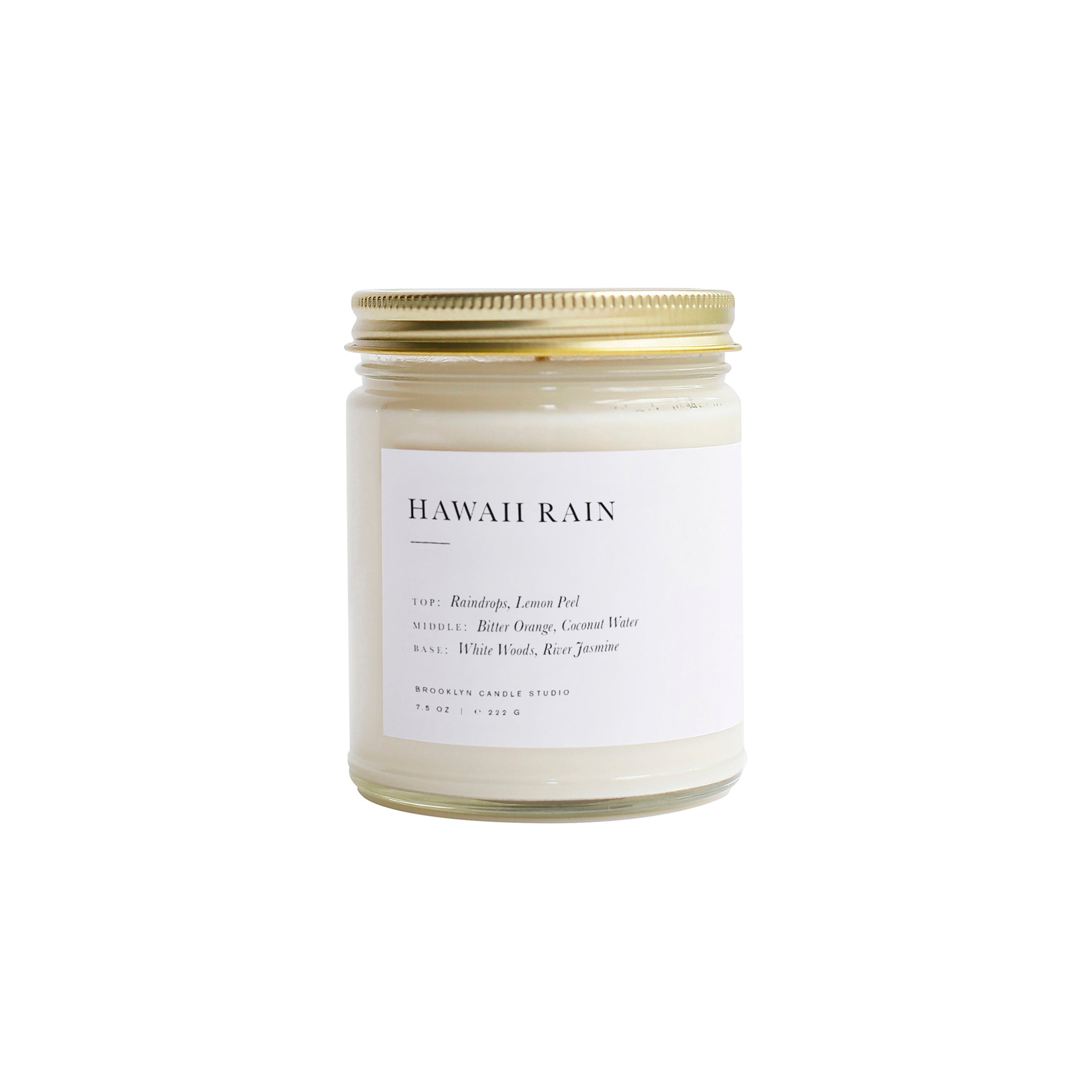 Herring & Bones - Concept Store Joyeux - Brooklyn Candle Studio - Bougies Parfumées - Bougie Minimalist "Hawaii Rain"