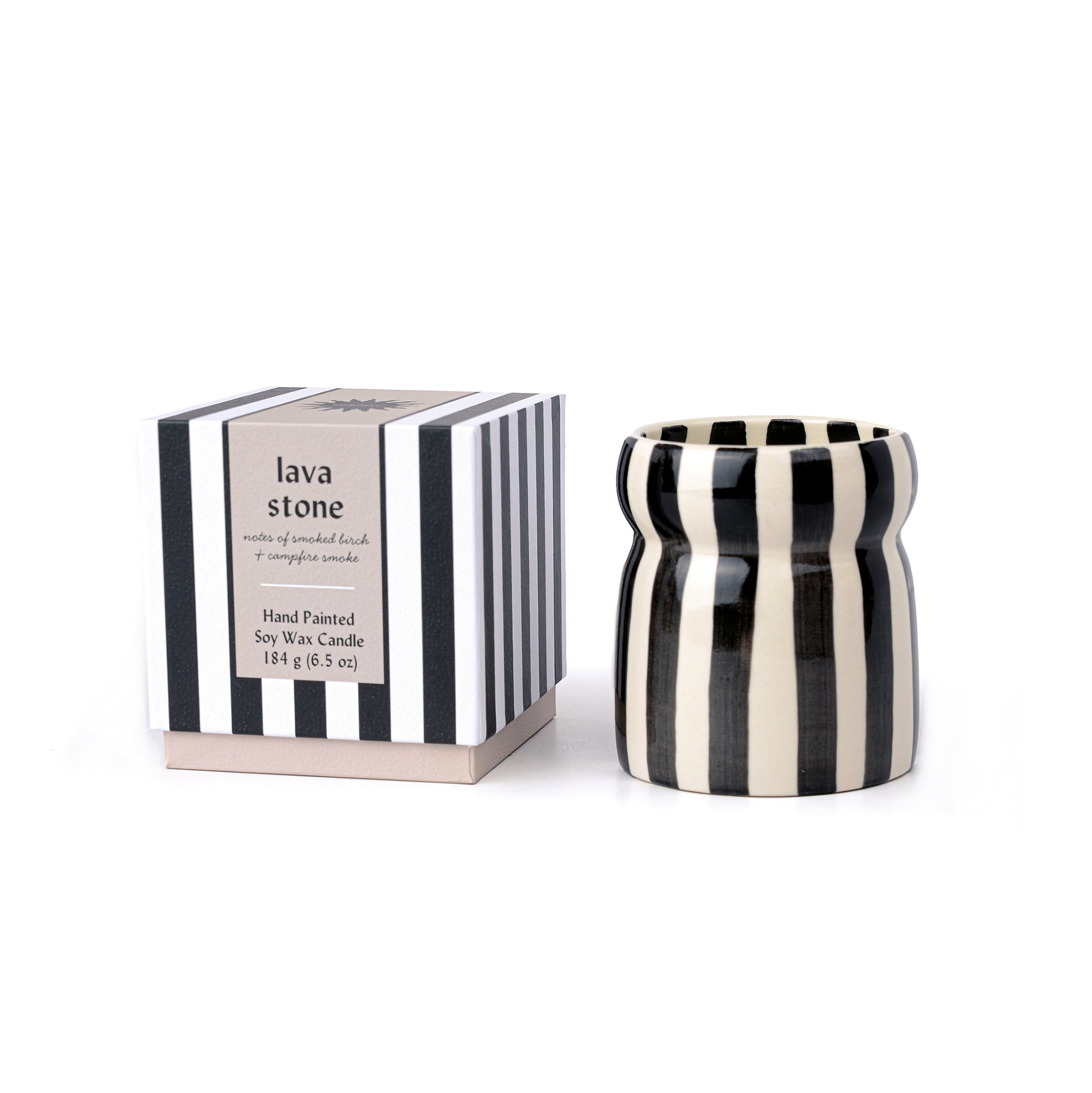 Herring & Bones - Concept Store Joyeux - Designworks Collective - Bougies Parfumées - Bougie parfumée "Cabana" - Lava Stone