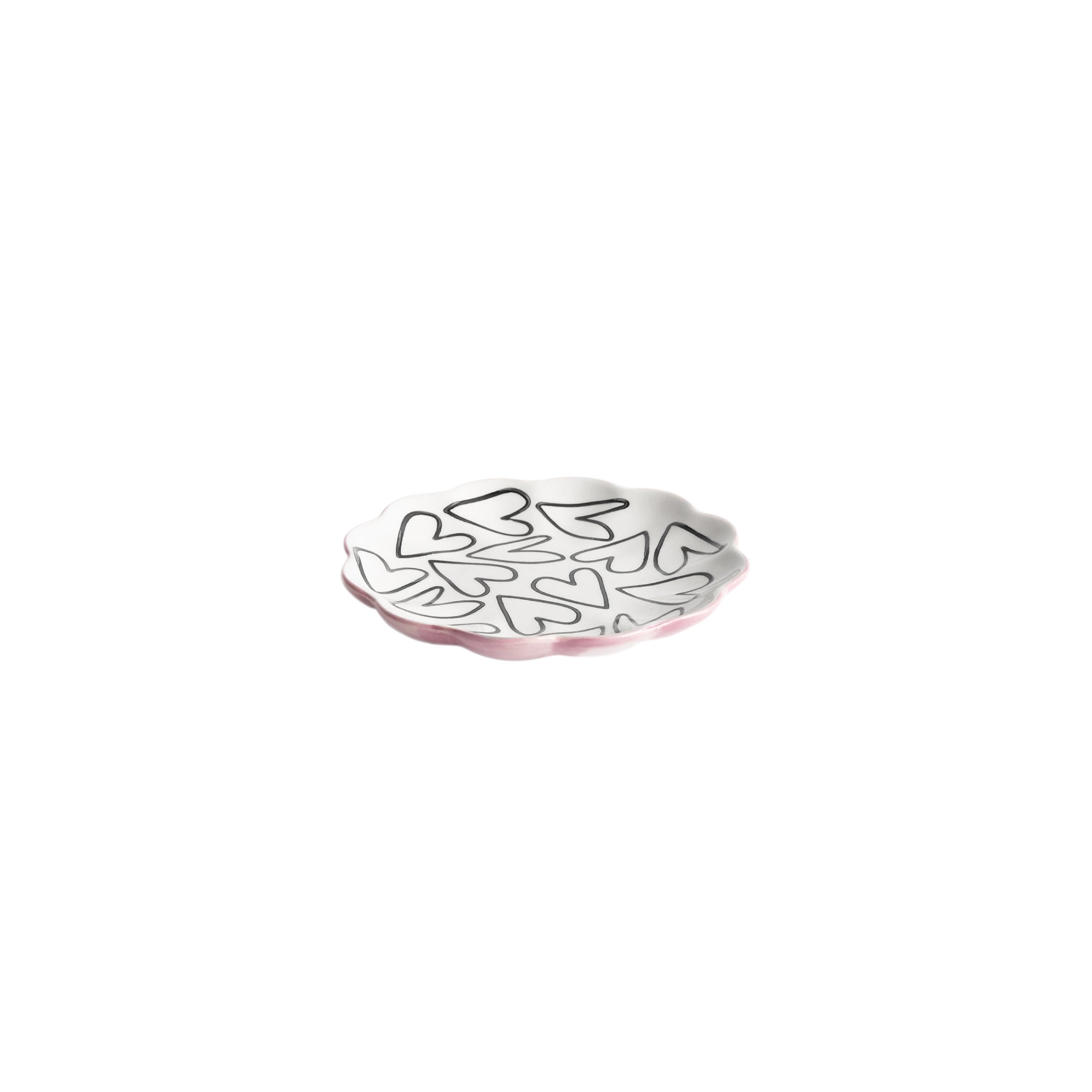 Herring & Bones - Concept Store Joyeux - Caroline Gardner - Plateaux - Petite assiette déco "Hearts"