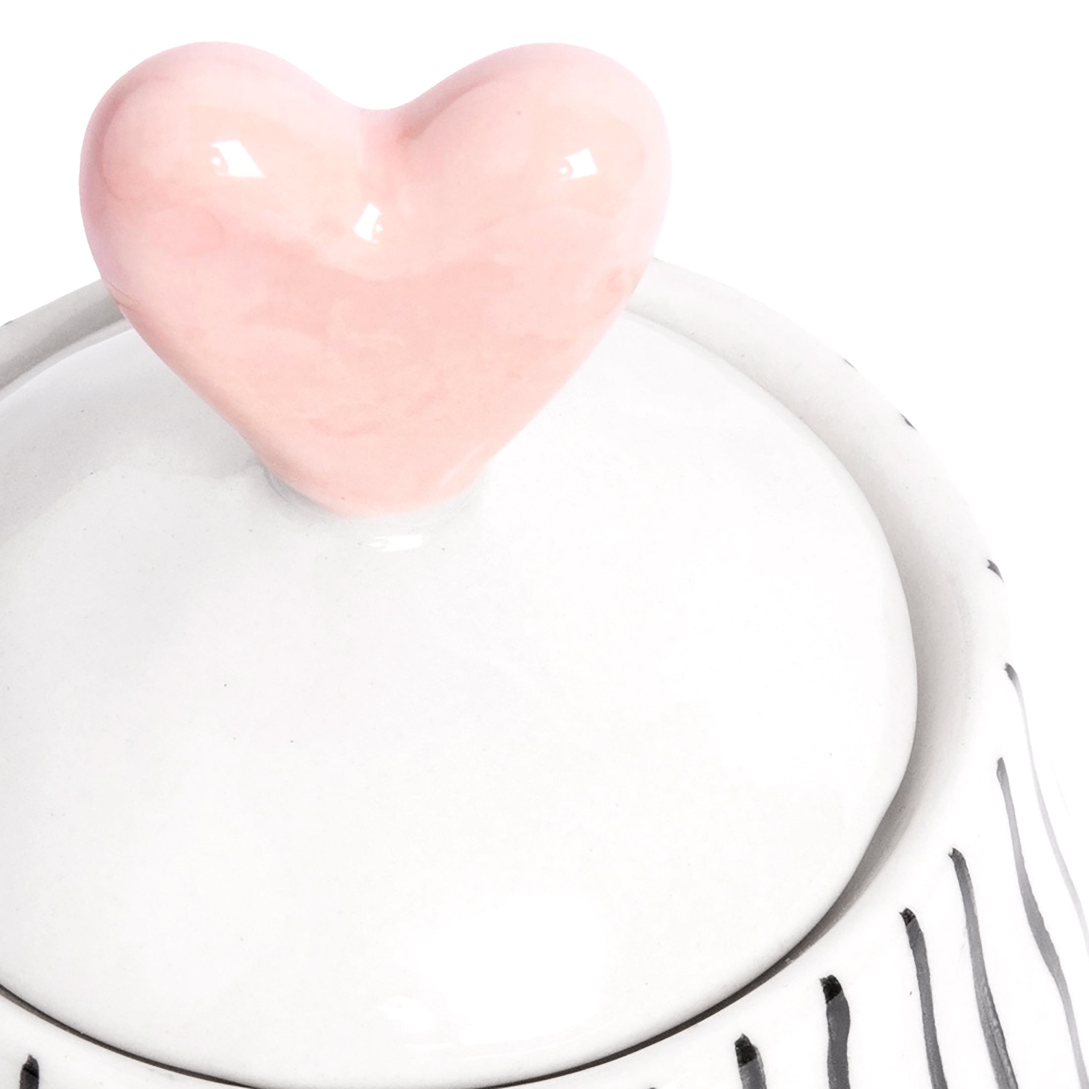 Herring & Bones - Concept Store Joyeux - Caroline Gardner - Pots - Petit pot en céramique "Coeur"