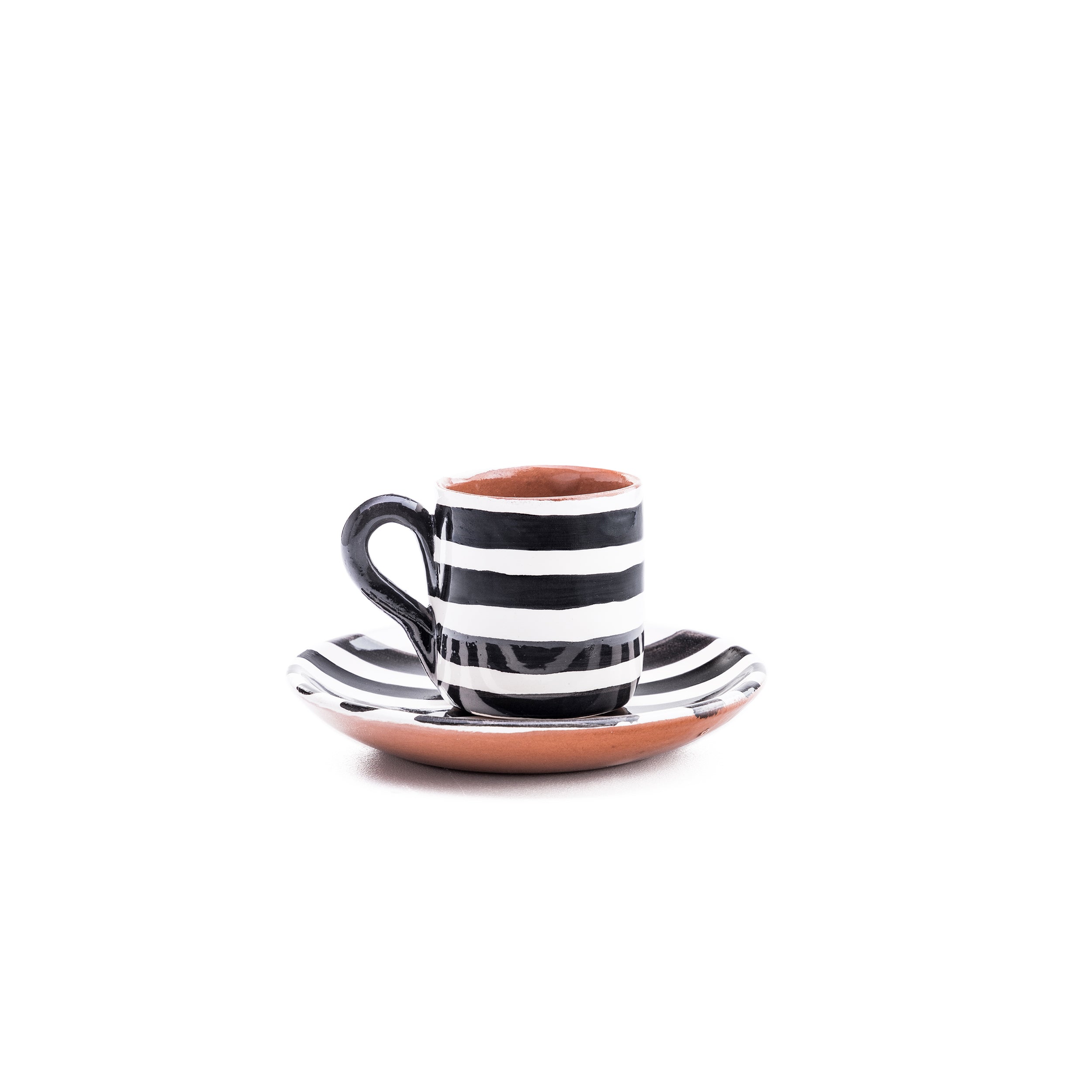 Herring & Bones - Concept Store Joyeux - Casa Cubista - Tasses - Tasse à espresso et sa sous-tasse "Bold"