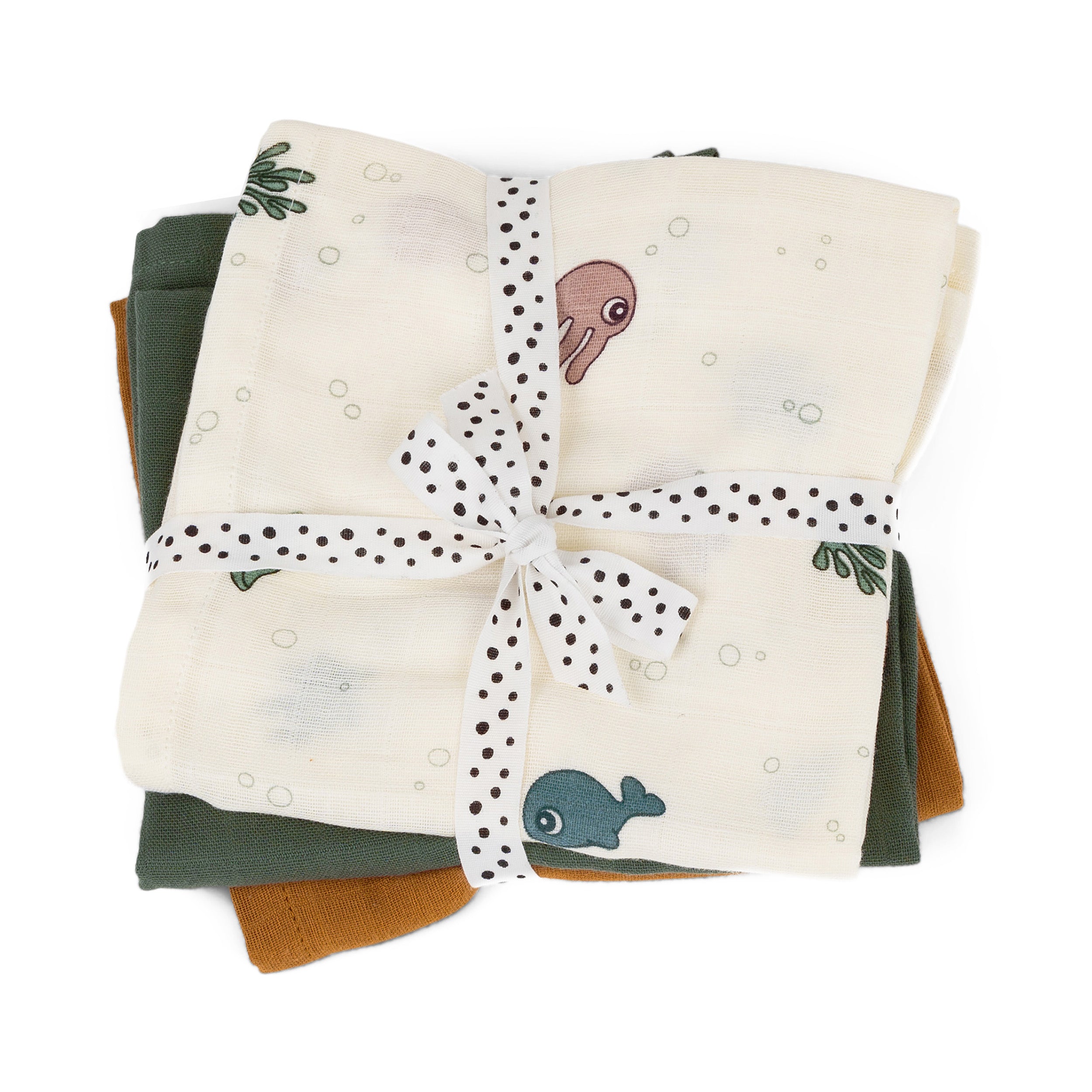 Herring & Bones - Concept Store Joyeux - Done By Deer - Langes - Lot de 3 langes Deer Friends