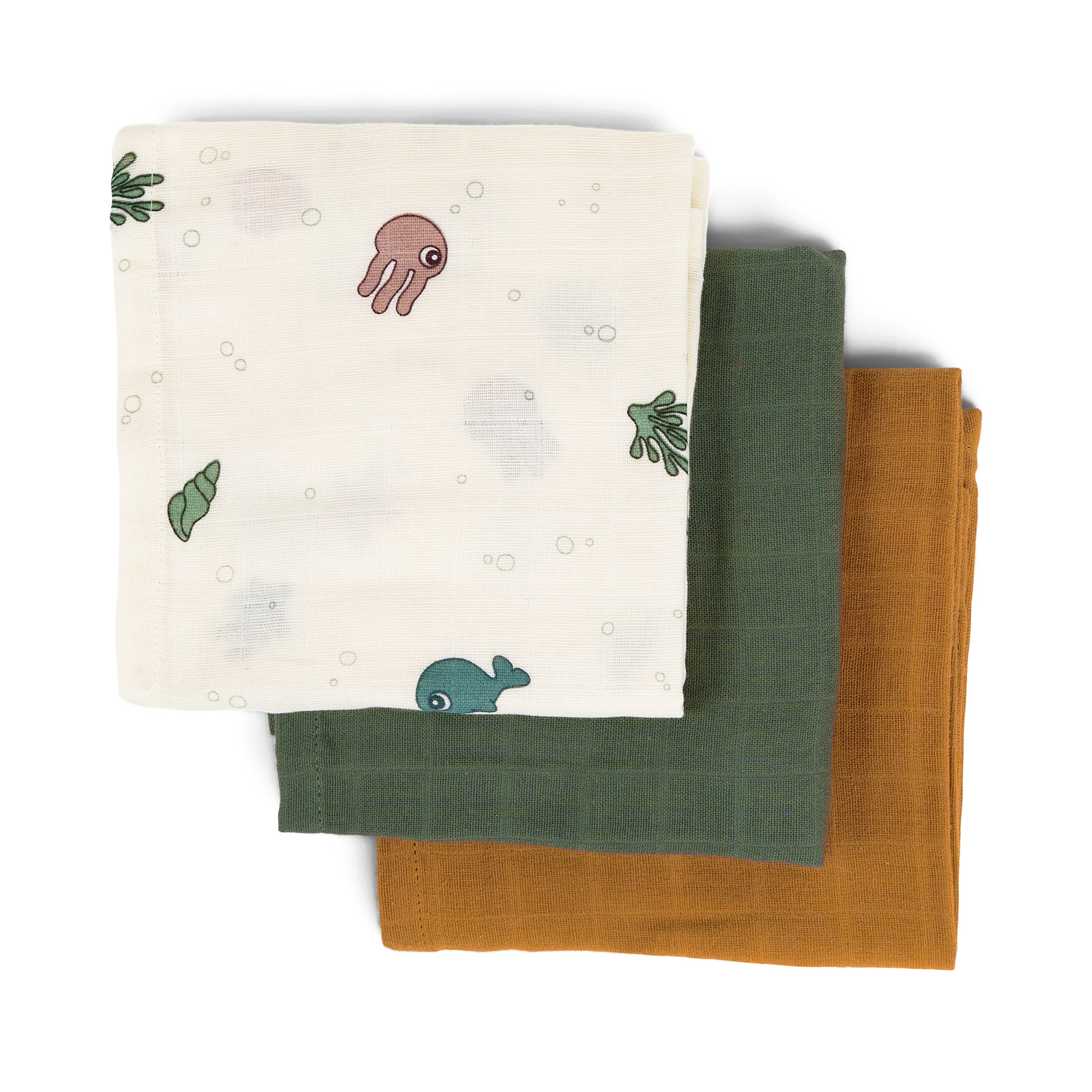 Herring & Bones - Concept Store Joyeux - Done By Deer - Langes - Lot de 3 langes Deer Friends