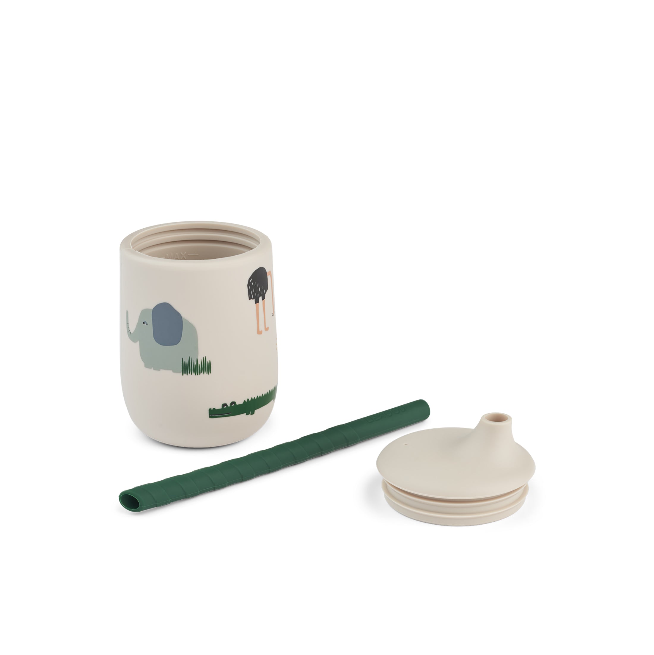 Herring & Bones - Concept Store Joyeux - LIEWOOD - Verres Enfants - Gobelet avec paille "Ellis"