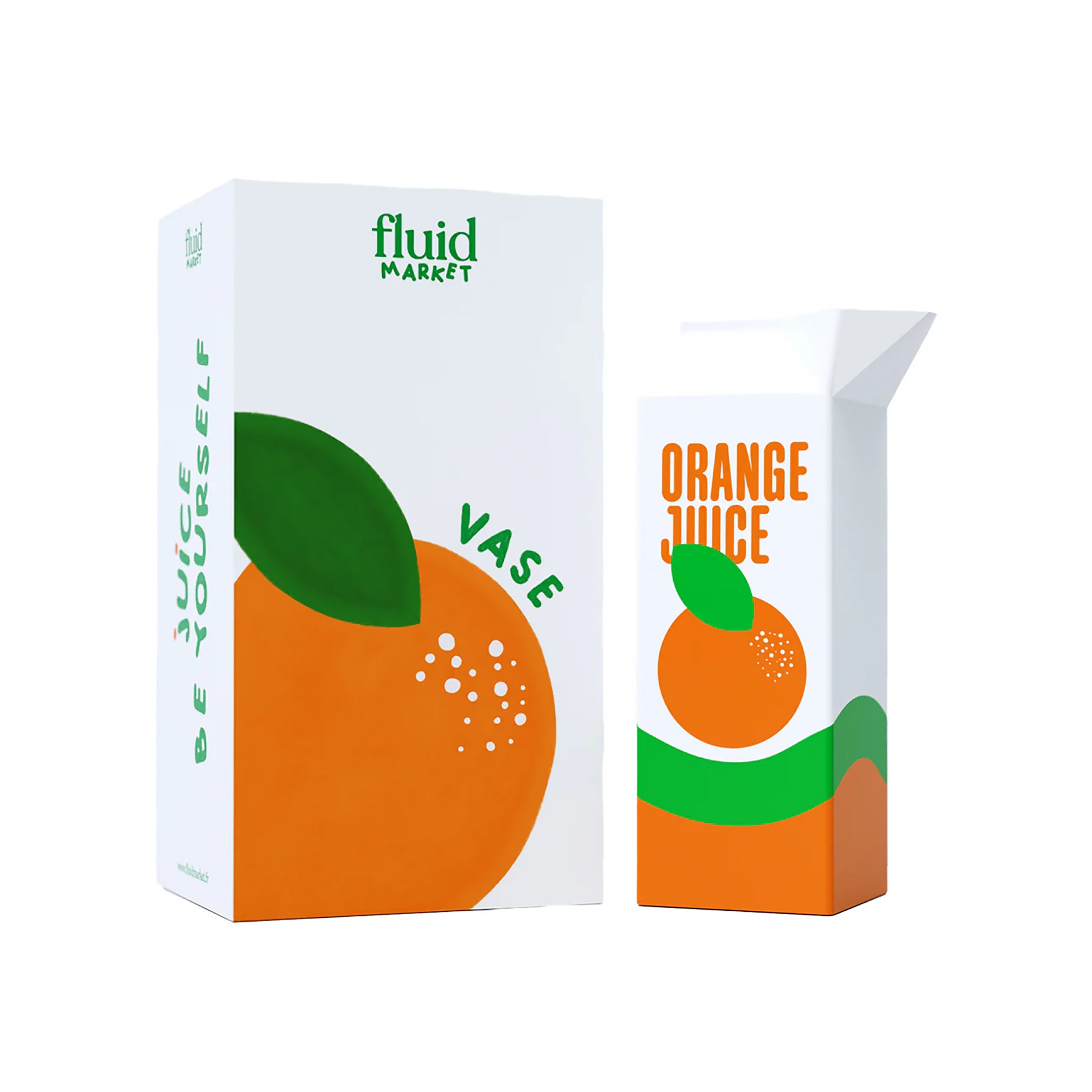 Herring & Bones - Concept Store Joyeux - Fluid Market - Vase - Vase "Jus d'orange"