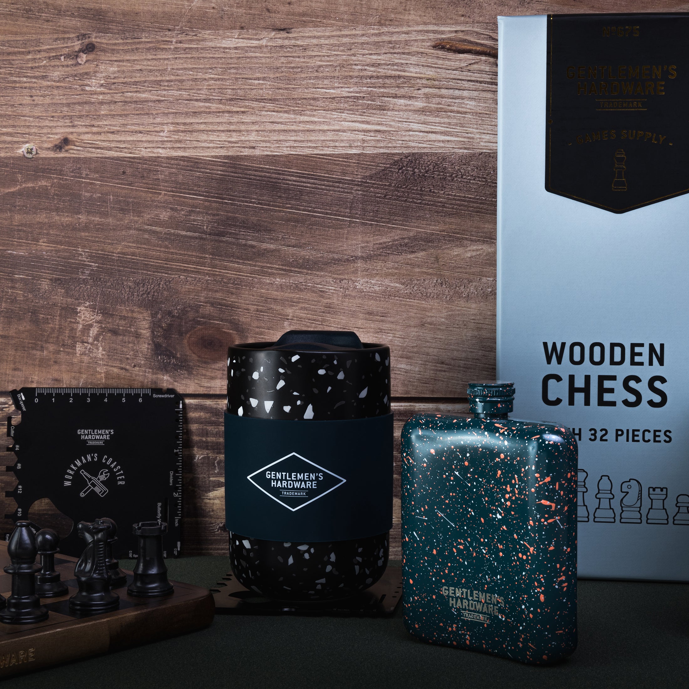 Herring & Bones - Concept Store Joyeux - Designworks Collective - Dessous de verre - Lot de 2 dessous de verre "Workman"