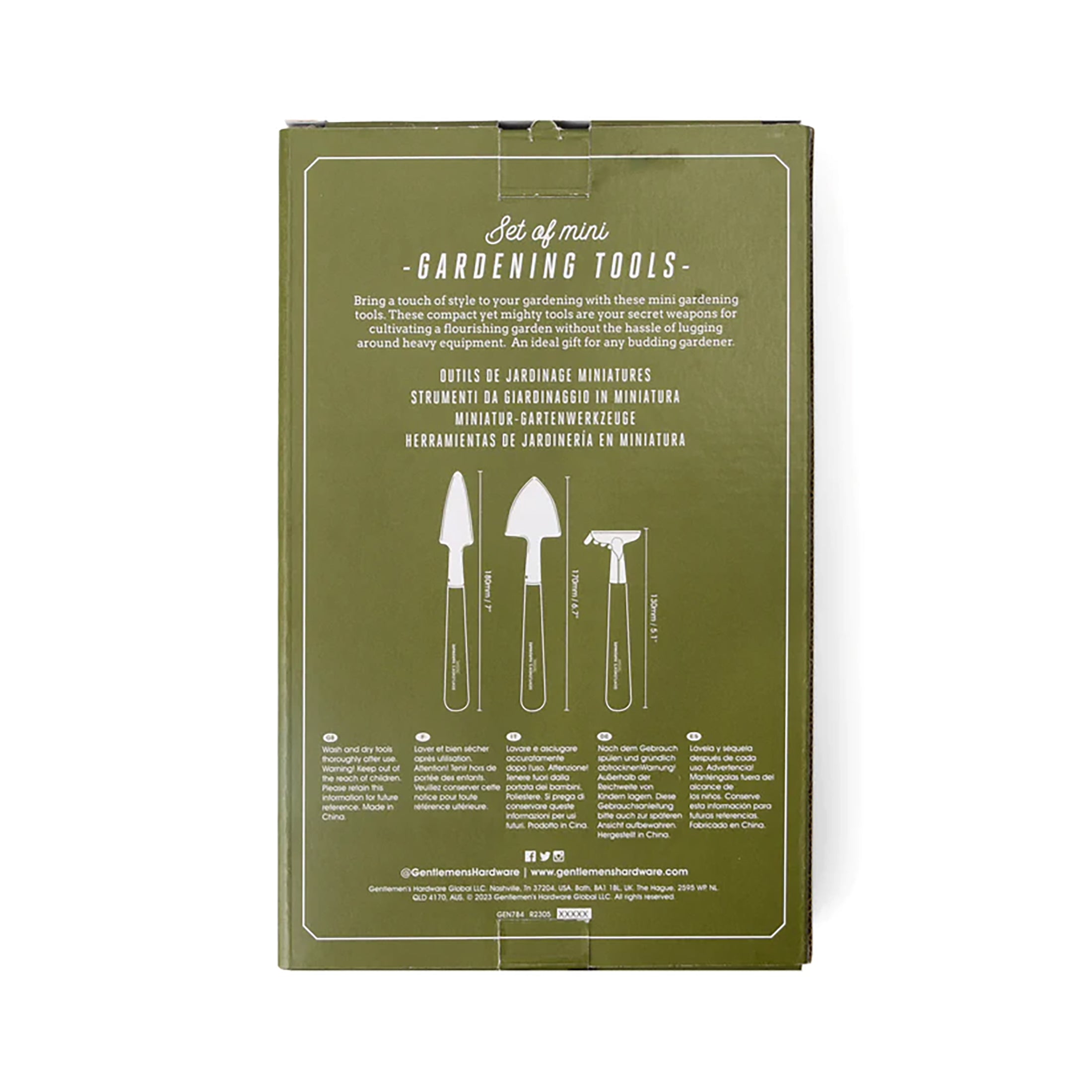 Herring & Bones - Concept Store Joyeux - Designworks Collective - Cache-pots et accessoires - Kit d'outils de jardinage miniatures