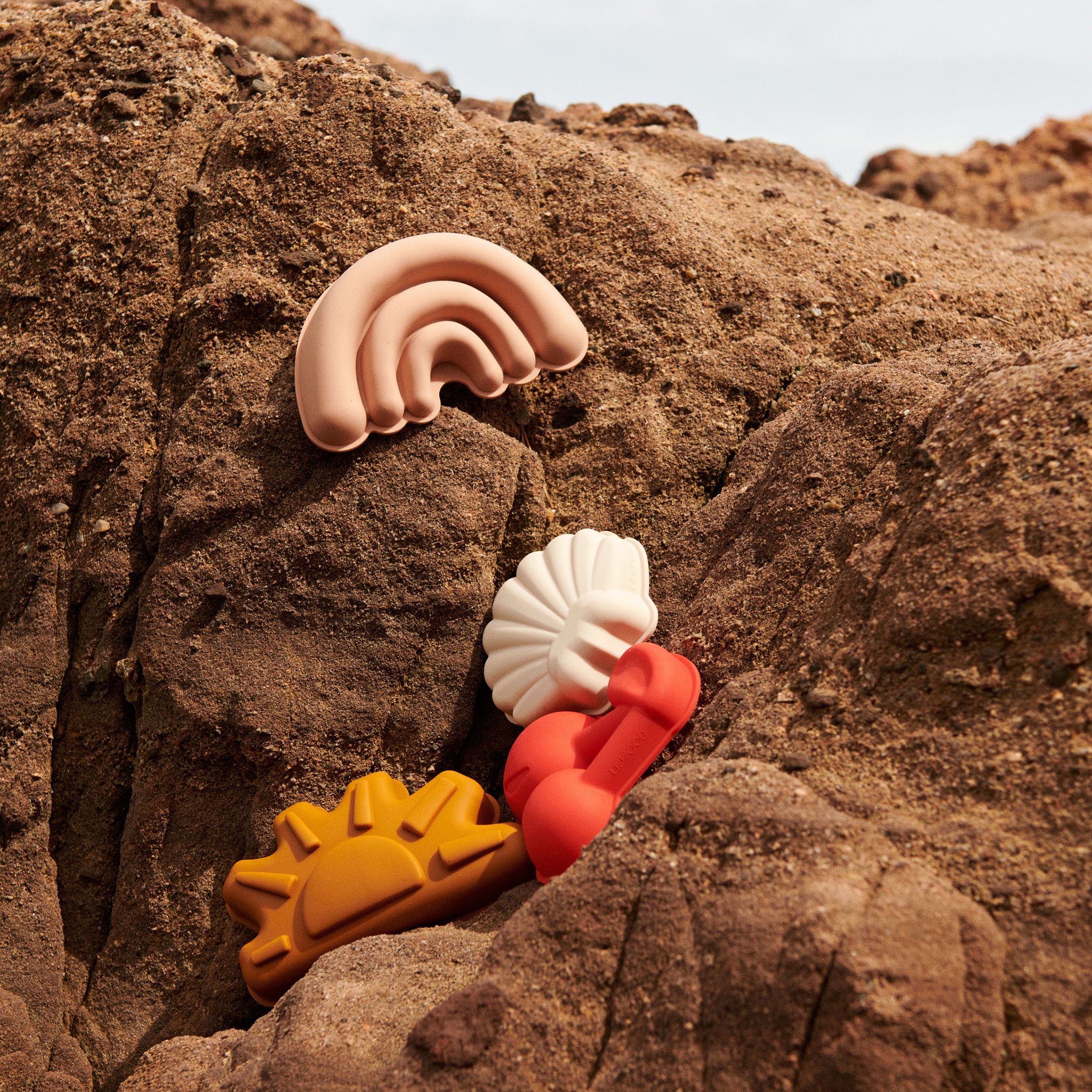 Herring & Bones - Concept Store Joyeux - LIEWOOD - Extérieur et accessoires pour enfants - Lot de 4 moules pour la plage "Gill"