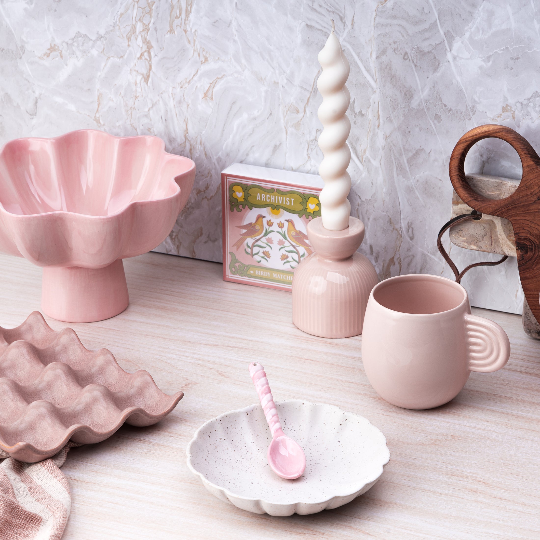 Herring & Bones - Concept Store Joyeux - Oustao - Bougeoirs - Bougeoir "Lus" Brillant