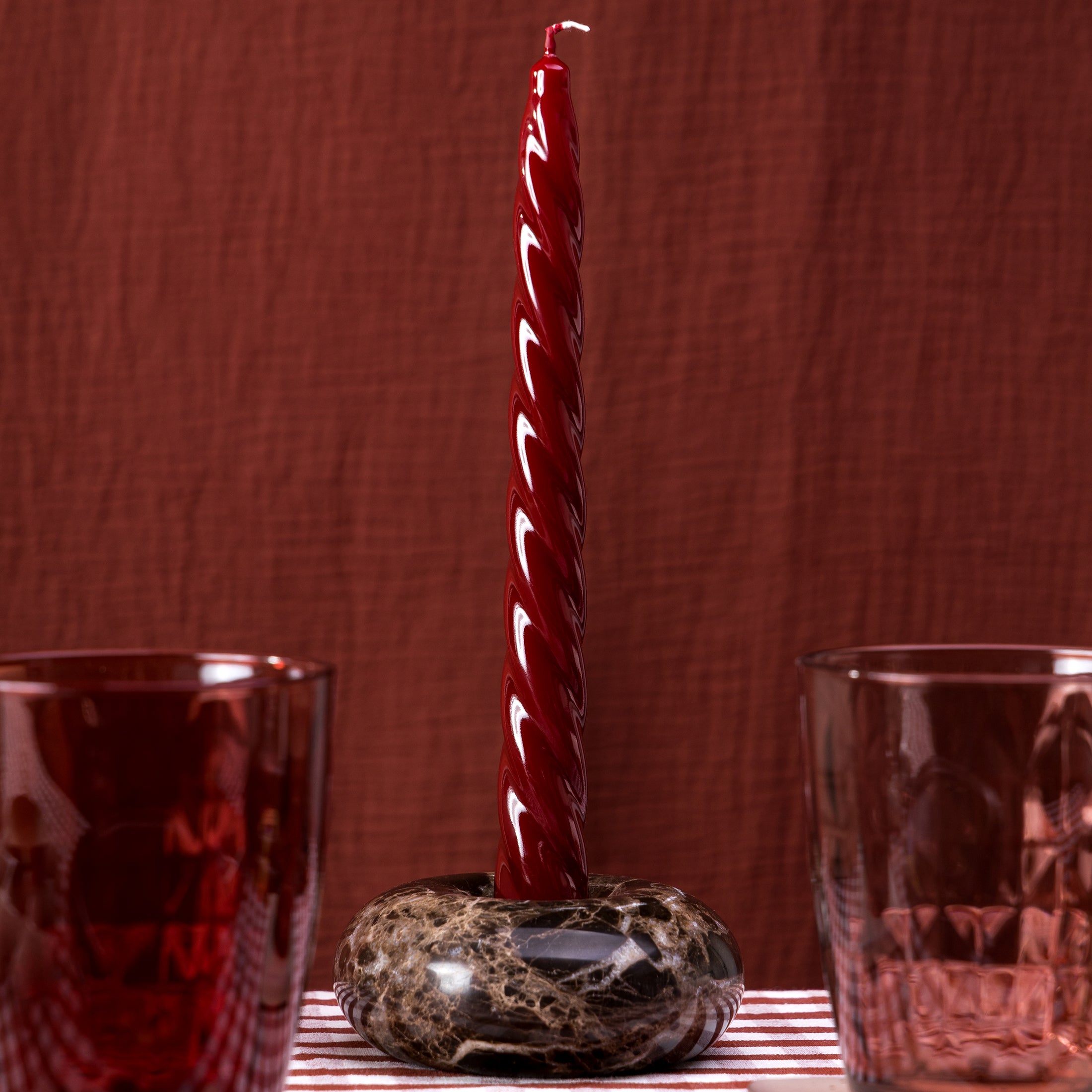 Herring & Bones - Concept Store Joyeux - OYOY - Bougeoirs - Bougeoir en marbre "Savi" - Petit