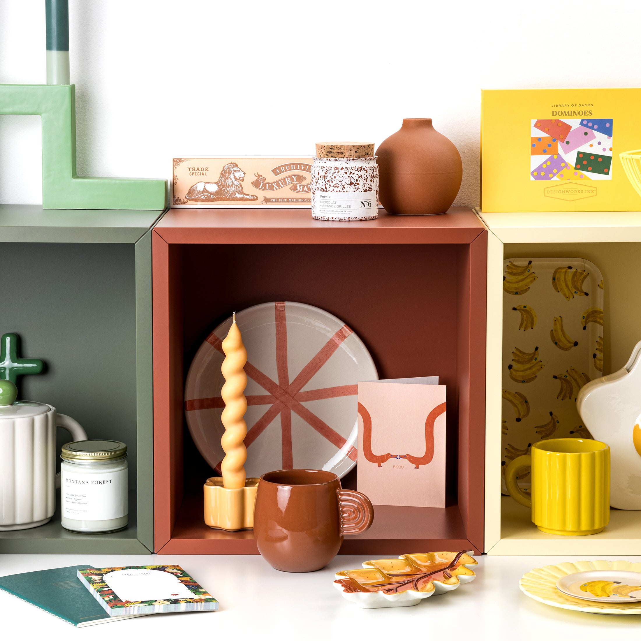 Herring & Bones - Concept Store Joyeux - Casa Cubista - Assiettes - Petite assiette "Segment"