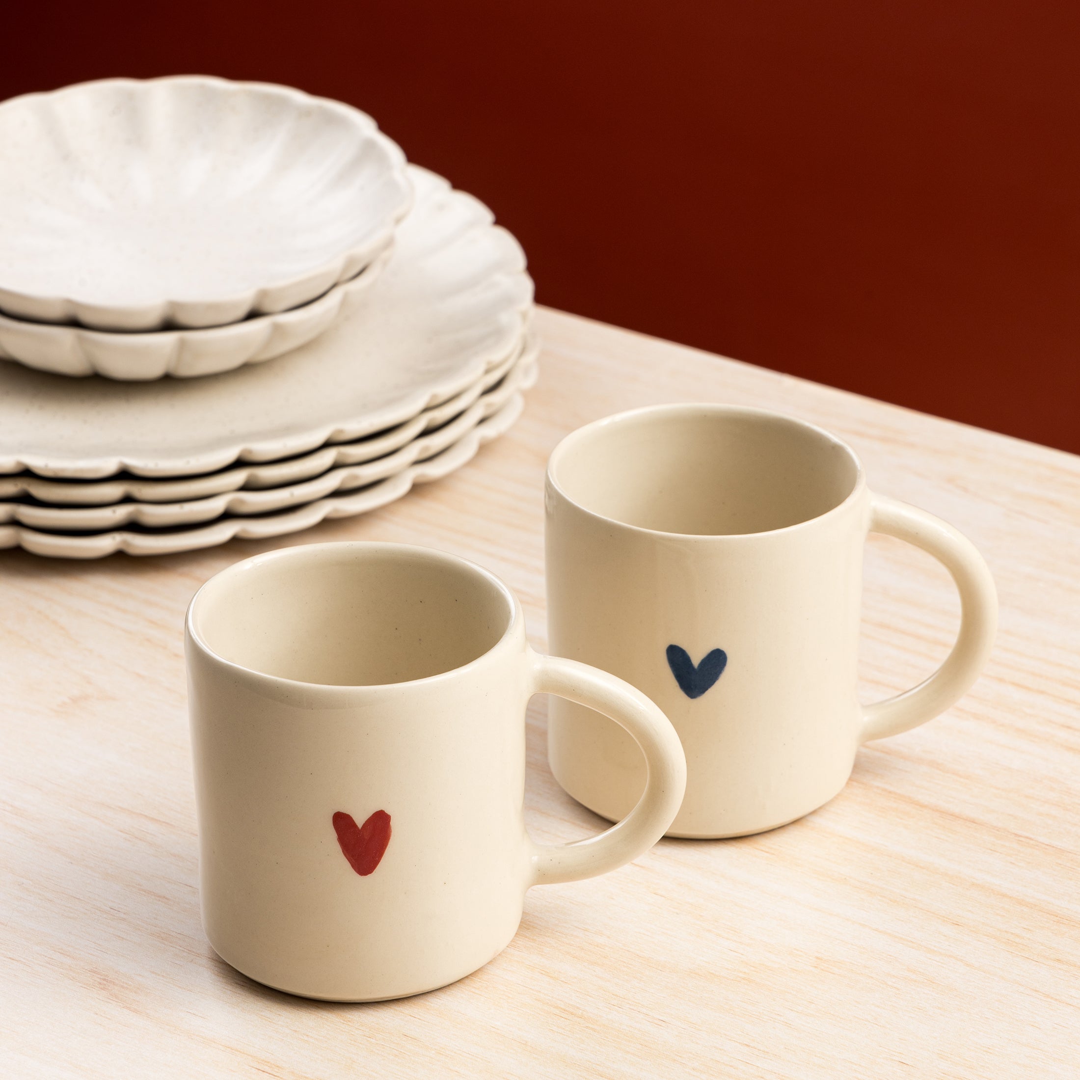 Herring & Bones - Concept Store Joyeux - Jeda Céramique - Mugs - Mug "Coeur"