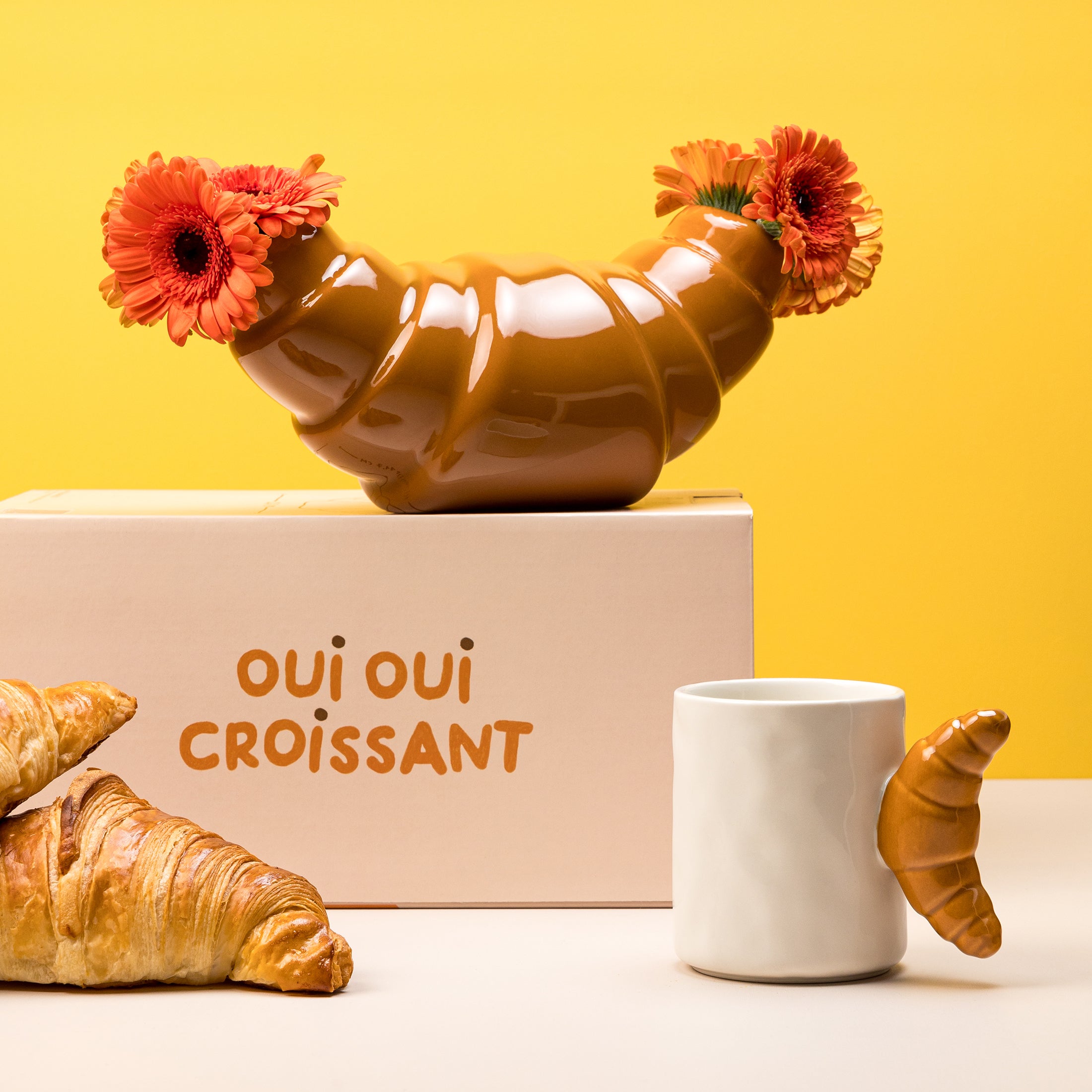 Herring & Bones - Concept Store Joyeux - Fluid Market - Tasses - Mug "Croissant"
