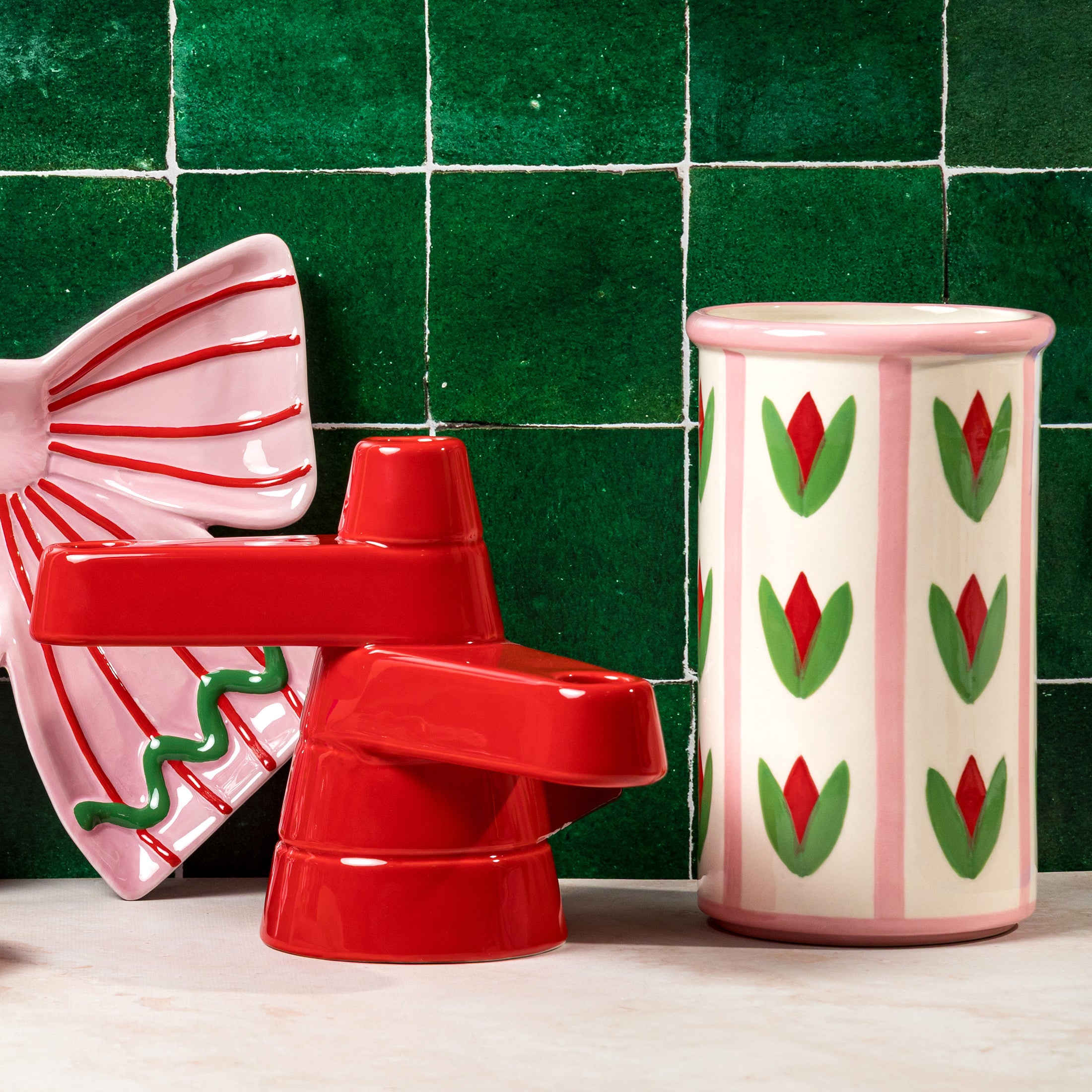 Herring & Bones - Concept Store Joyeux - &klevering - Vase - Vase "Patch" - Tulip