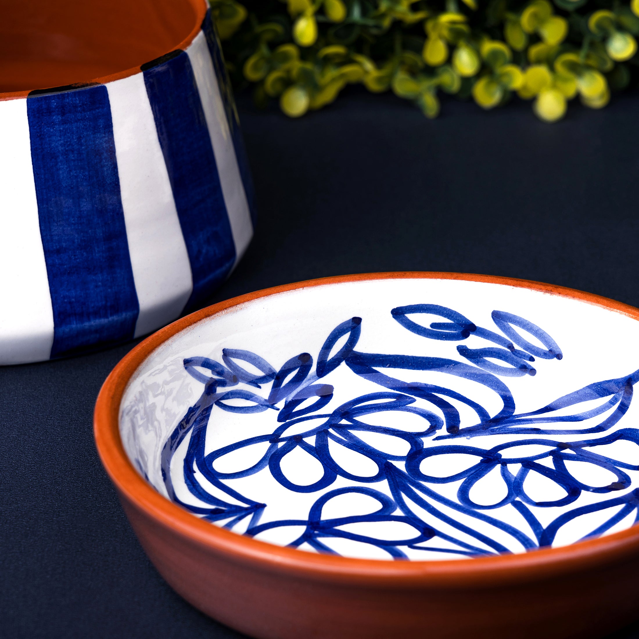 Herring & Bones - Concept Store Joyeux - Casa Cubista - Assiettes - Petite assiette "Flores"