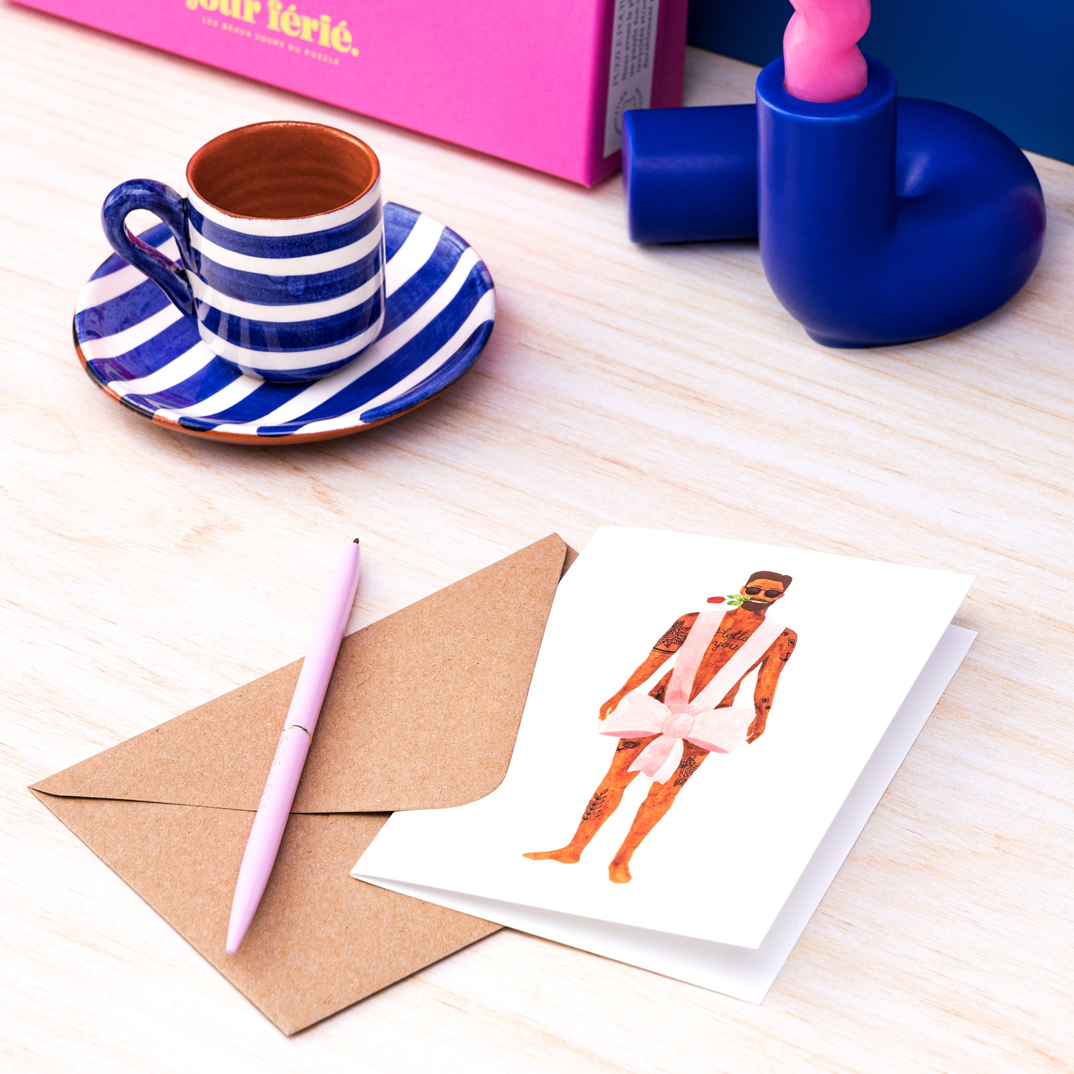 Herring & Bones - Concept Store Joyeux - Designworks Collective - Stylos - Lot de 4 stylos fins en métal