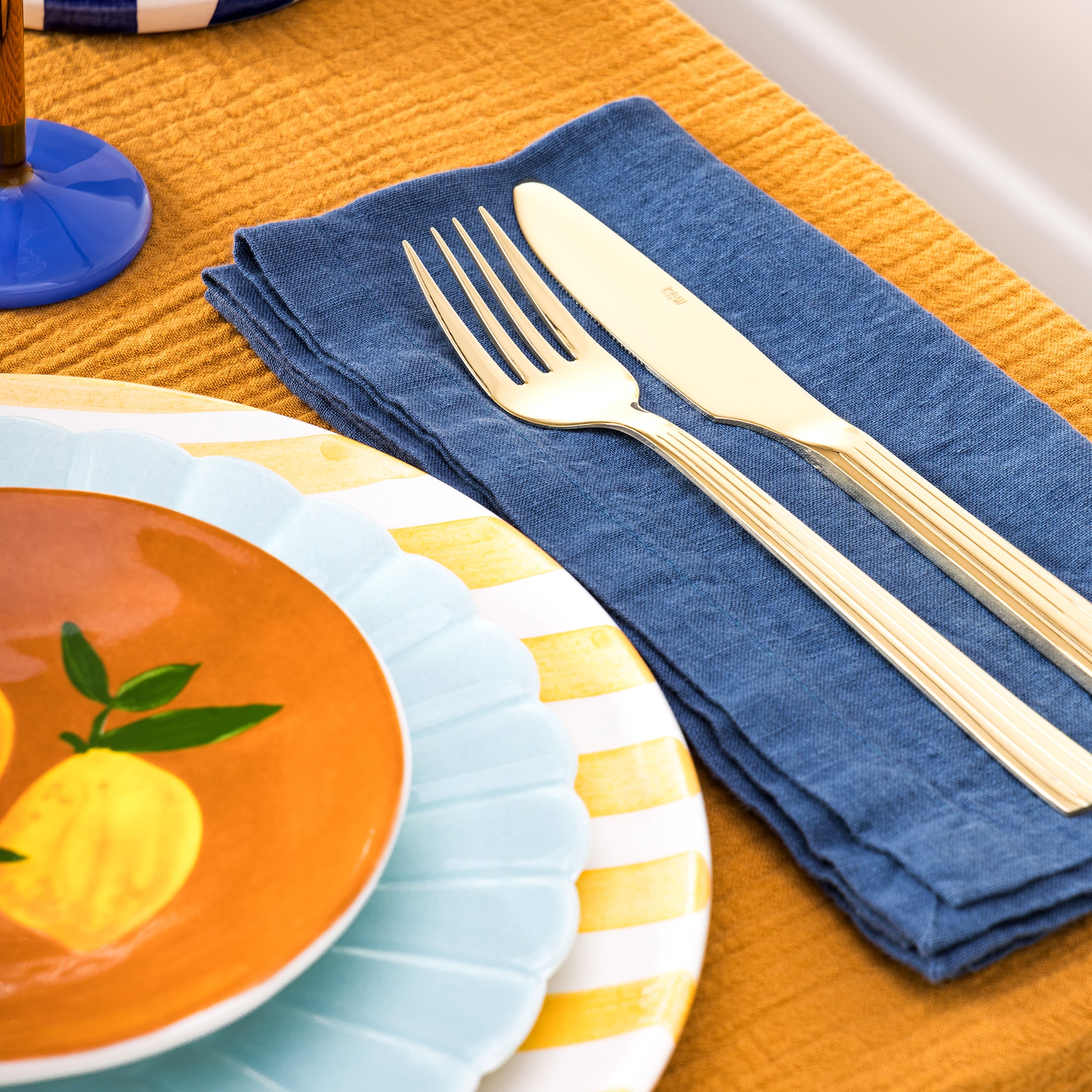 Herring & Bones - Concept Store Joyeux - LinenMe - Serviettes de table - Lot de 2 serviettes de table en lin lavé