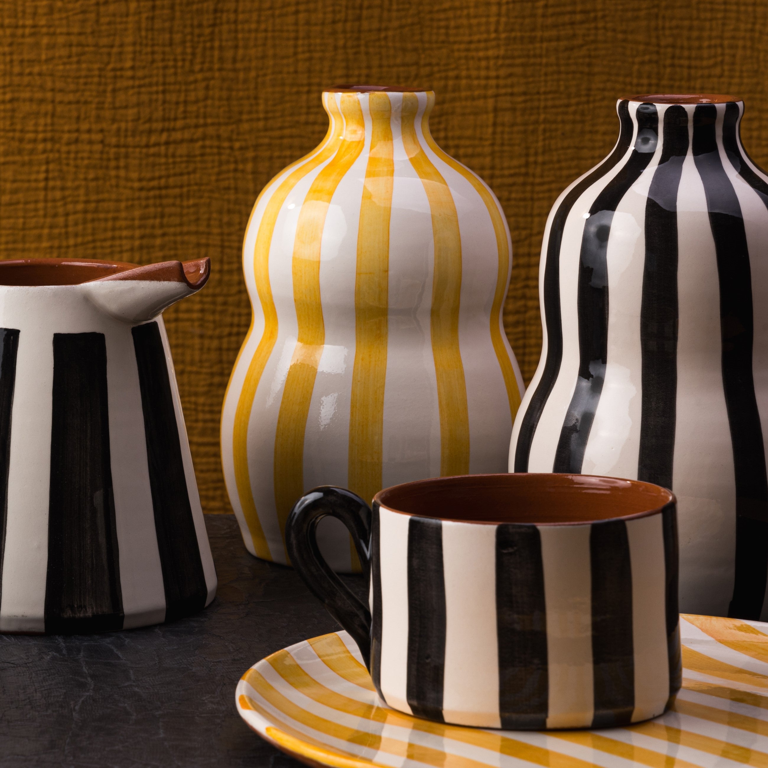 Herring & Bones - Concept Store Joyeux - Casa Cubista - Mugs - Grand mug "Bold"