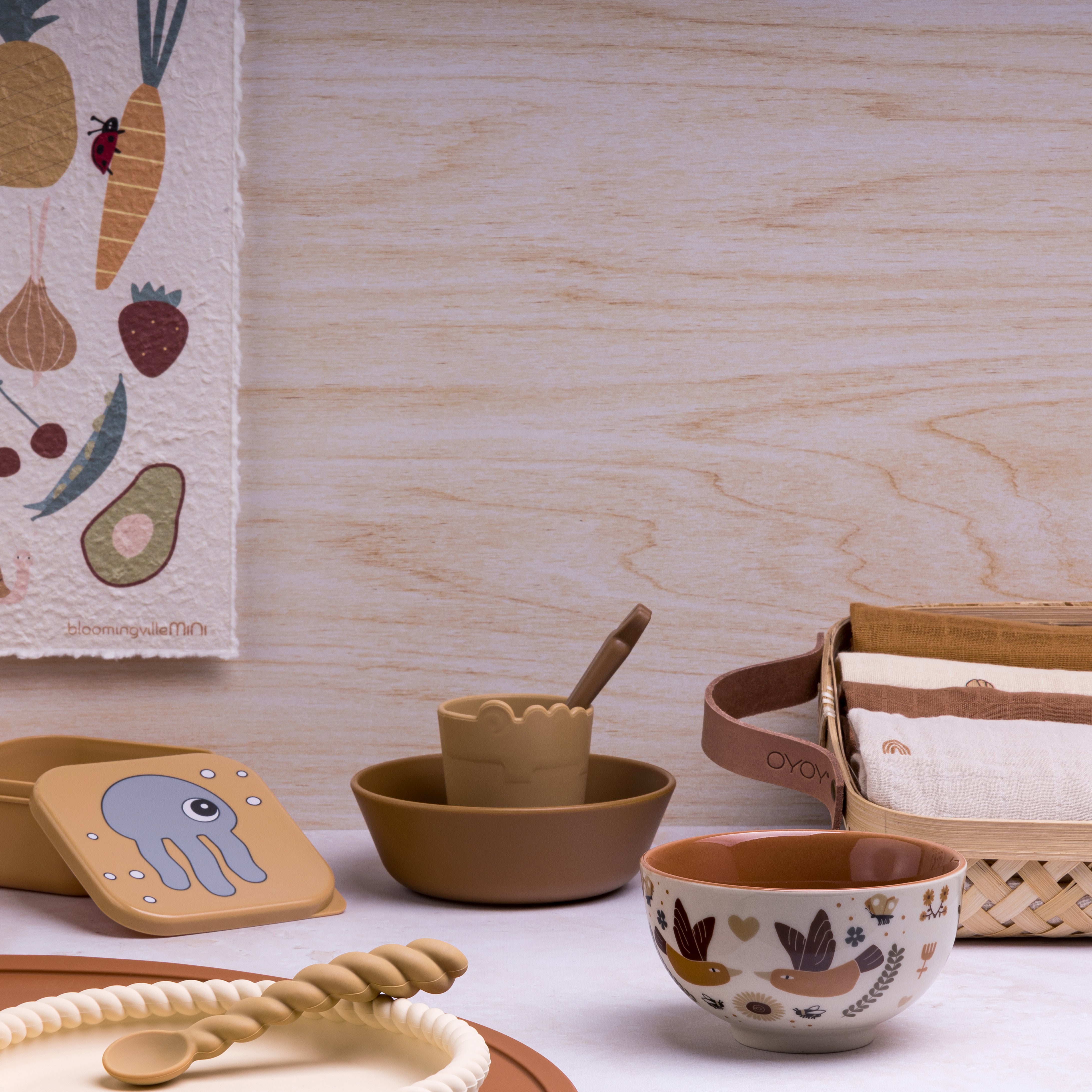 Herring & Bones - Concept Store Joyeux - Done By Deer - Ensembles - Coffret "Premier repas" Kiddish