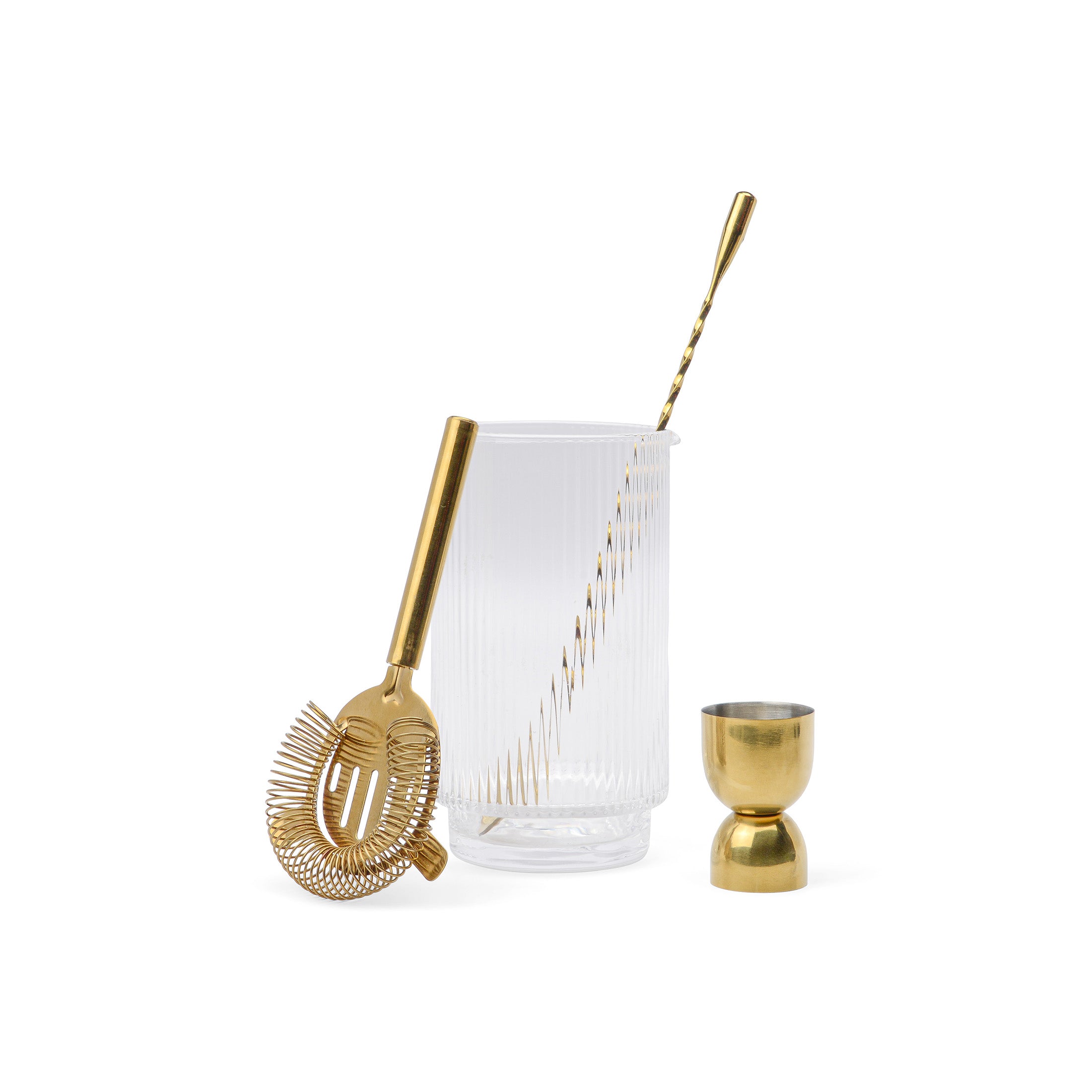 Herring & Bones - Concept Store Joyeux - Designworks Collective - Carafes - Set d'ustensiles à cocktail "The Renley"