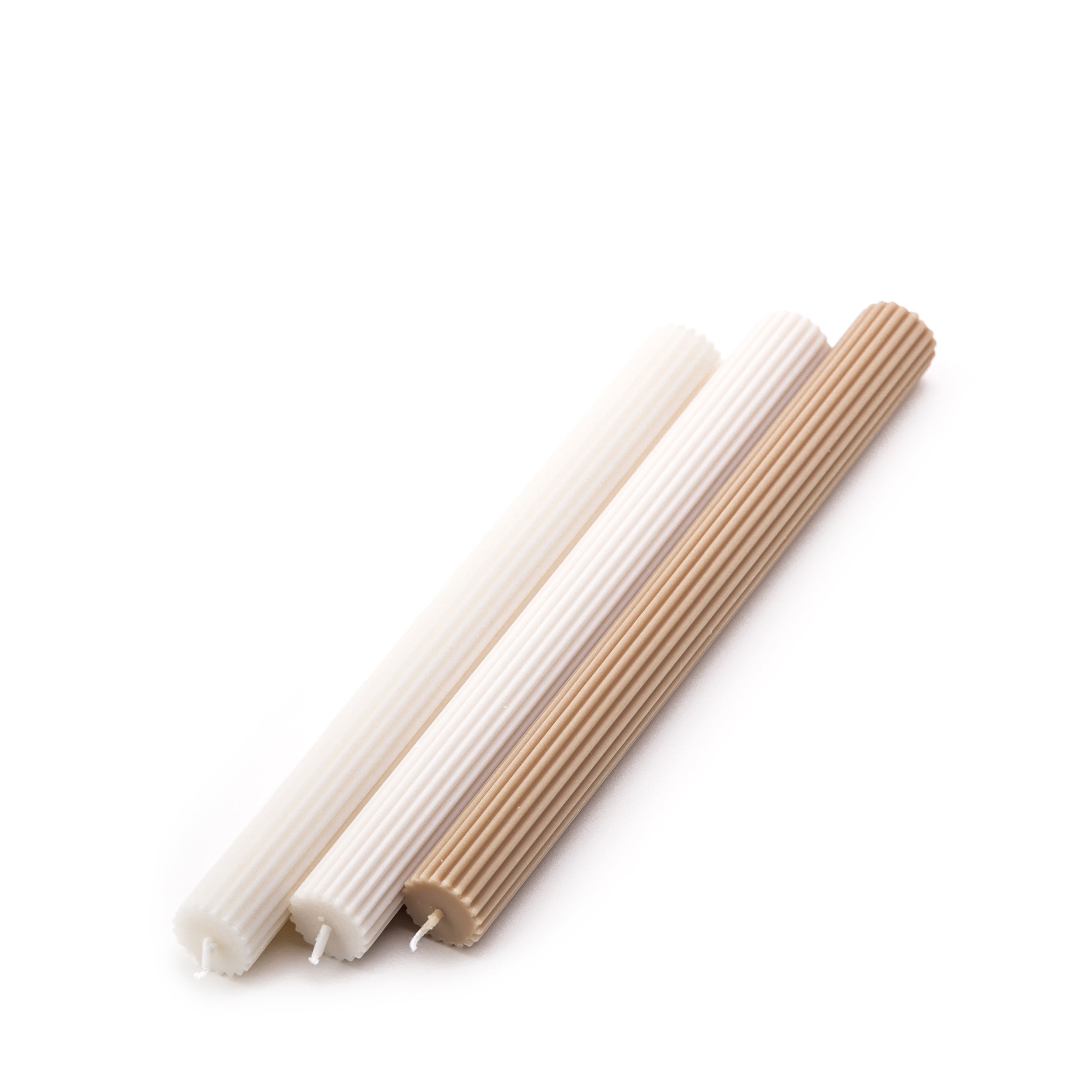 Herring & Bones - Concept Store Joyeux - Jeune Home - Bougies Déco - Bougie de table striée