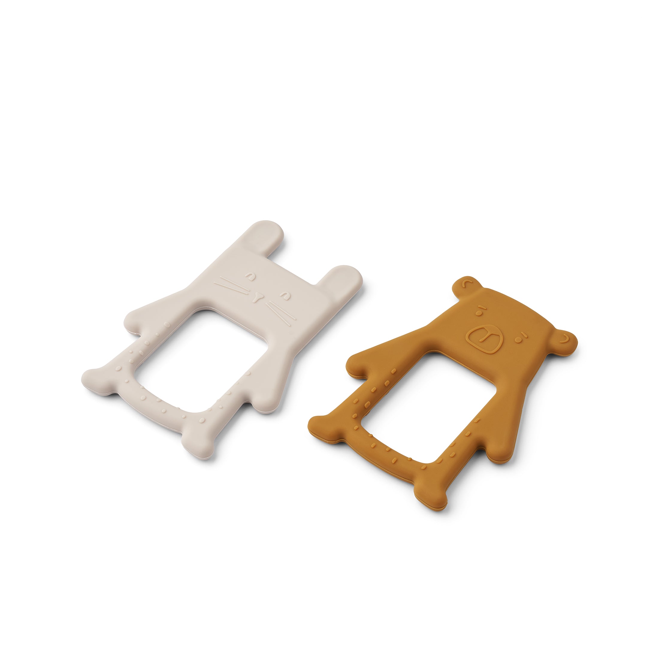 Herring & Bones - Concept Store Joyeux - LIEWOOD - Peluches et Jouets - Lot de 2 jouets de dentition "Jonathan"