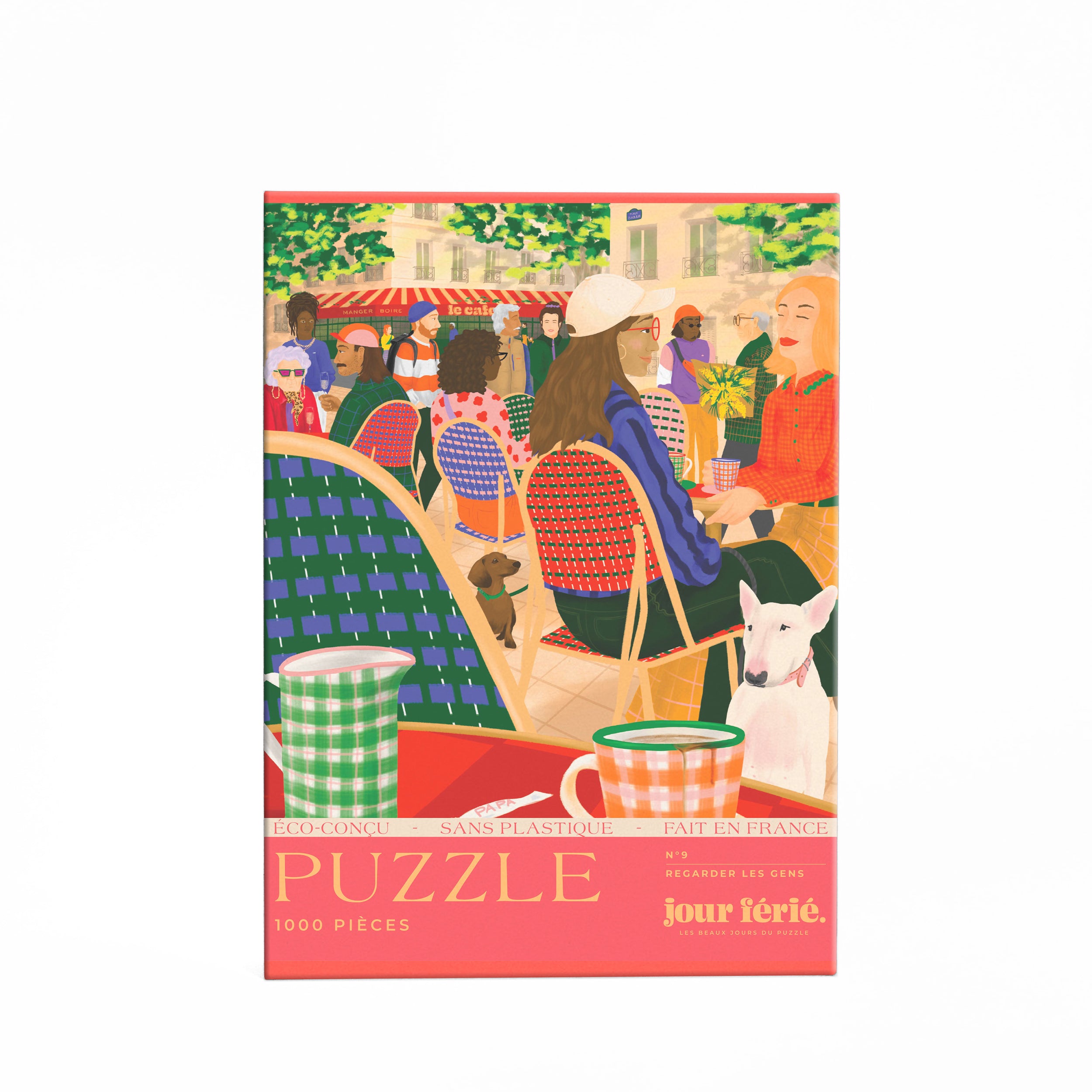 Herring & Bones - Concept Store Joyeux - Jour Férié - Puzzles - Puzzle "Regarder les gens"